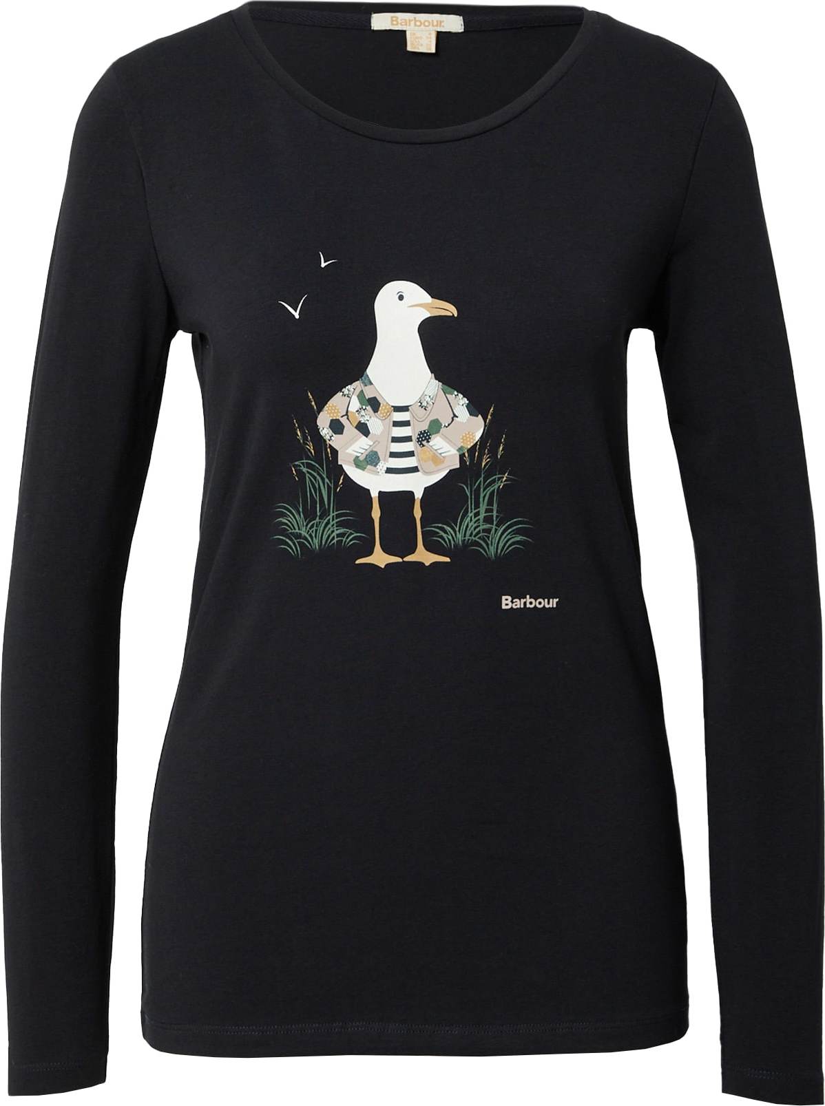 Barbour Tričko 'Fareham' béžová / marine modrá / trávově zelená / bílá
