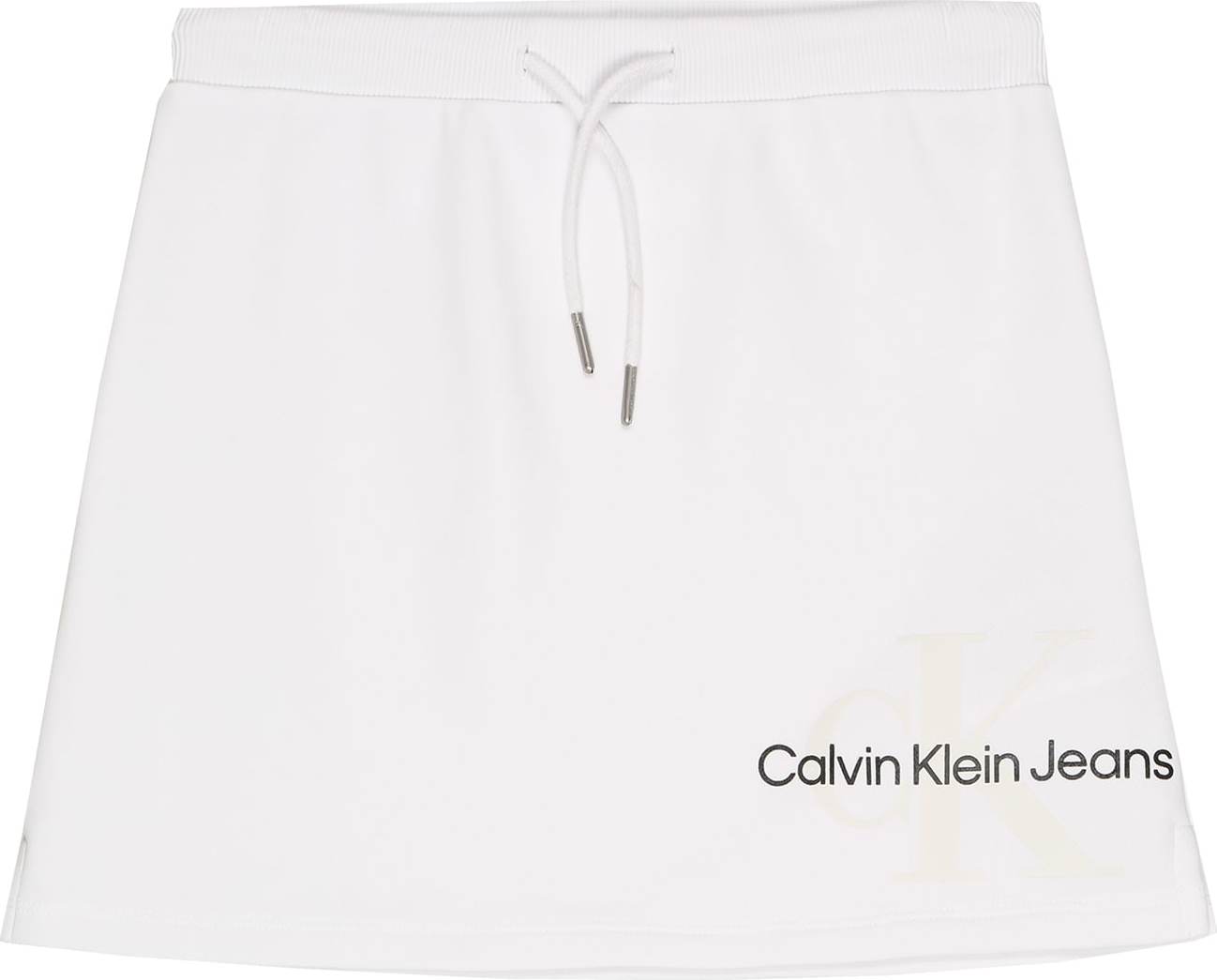 Calvin Klein Jeans Sukně černá / bílá