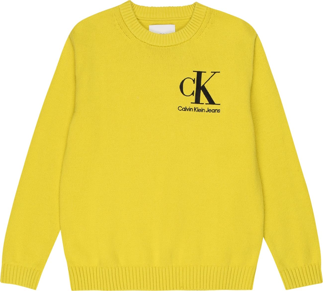 Calvin Klein Jeans Svetr žlutá / černá