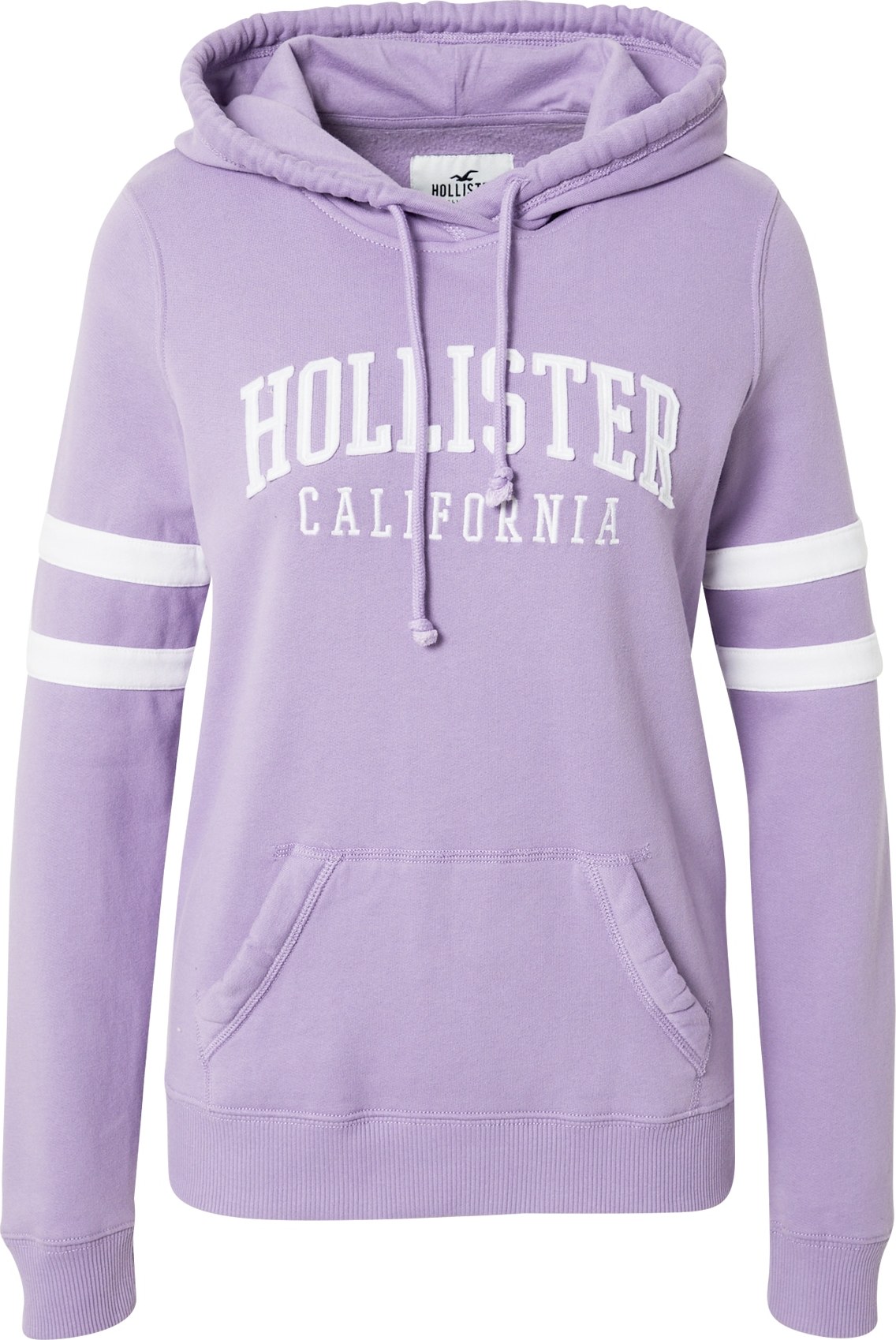 HOLLISTER Mikina lenvandulová / bílá