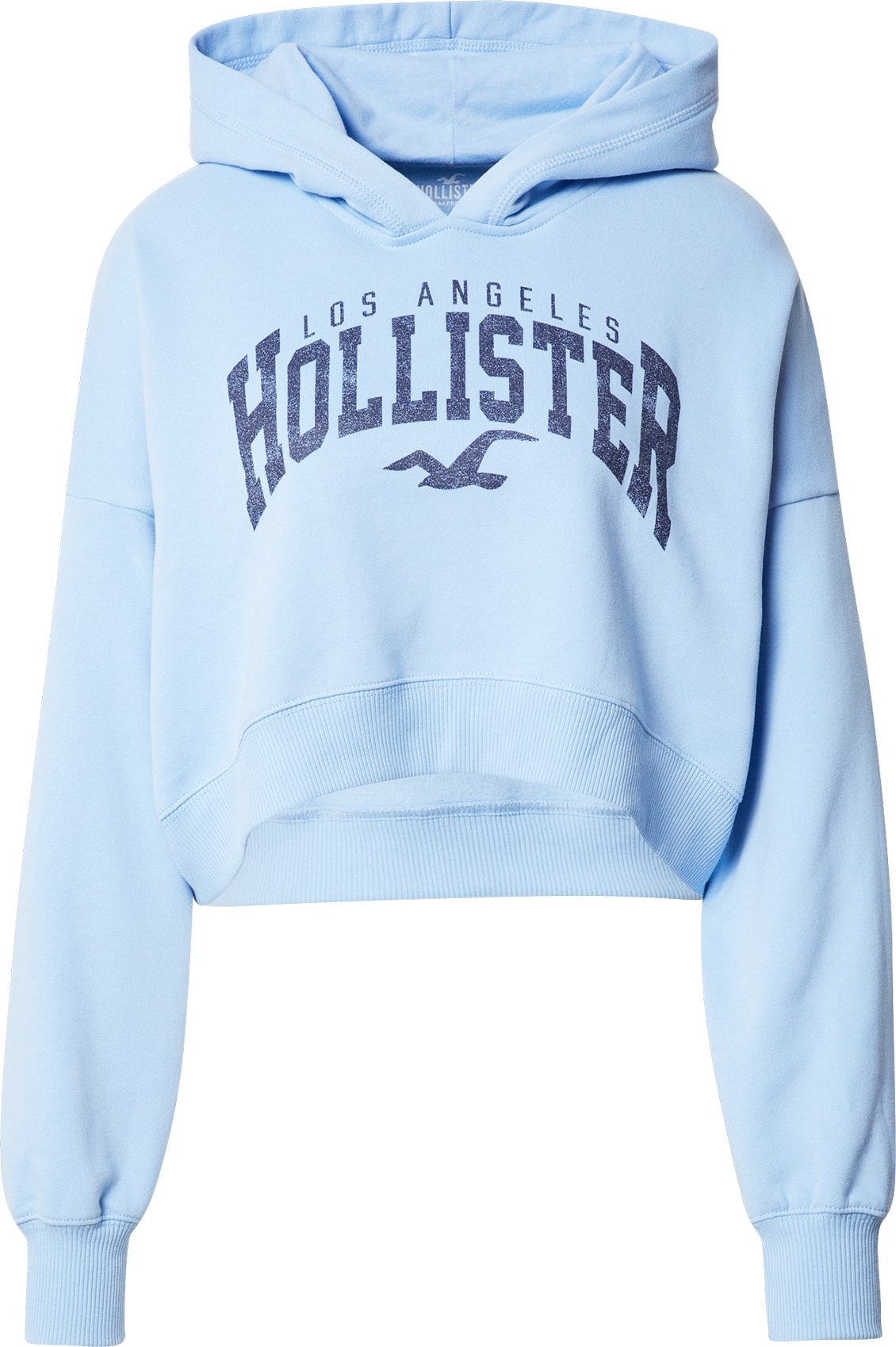 HOLLISTER Mikina světlemodrá / tmavě modrá