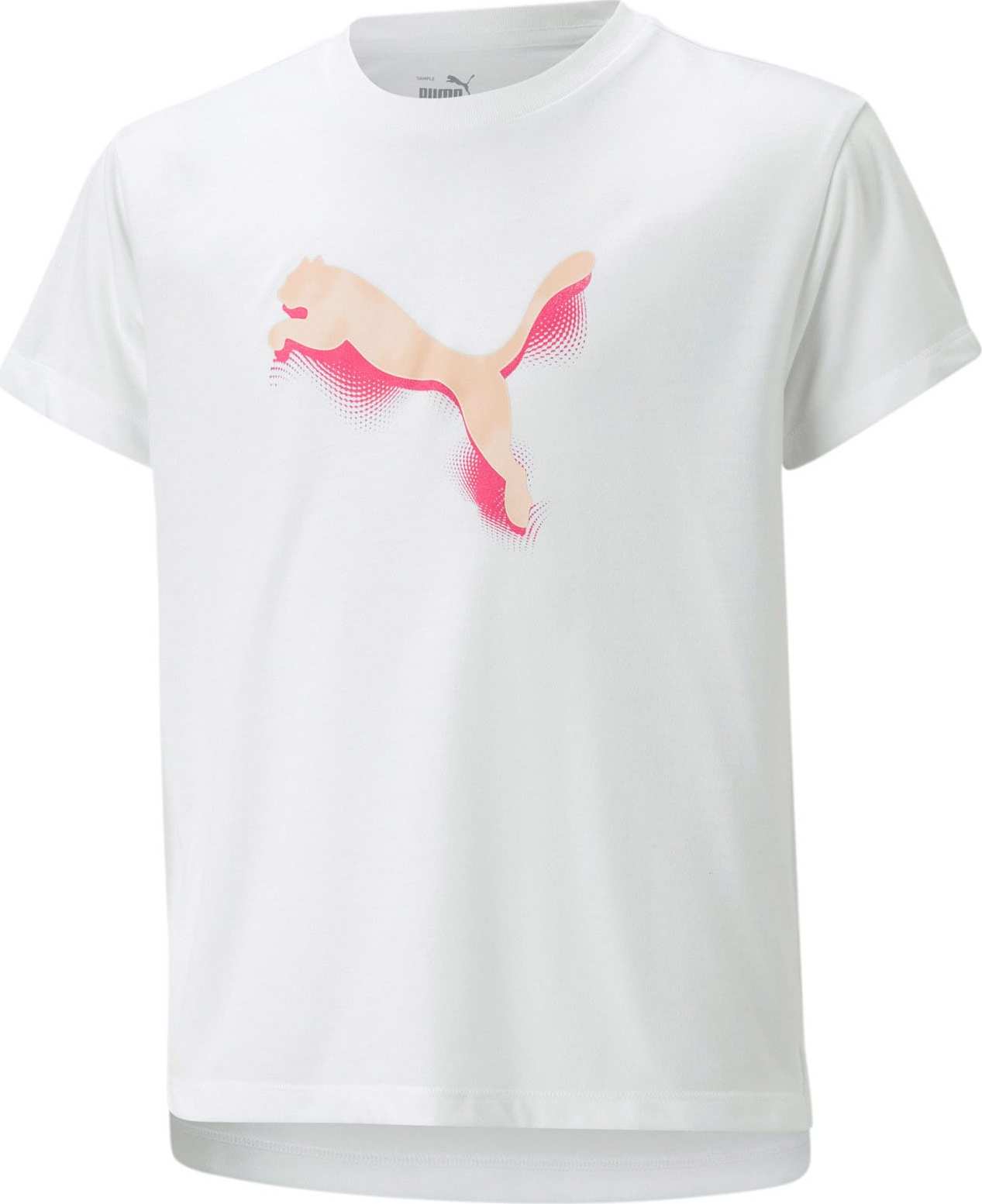 PUMA Funkční tričko pink / růže / bílá