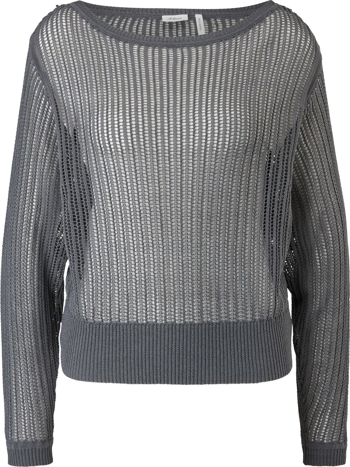 s.Oliver BLACK LABEL Svetr šedá