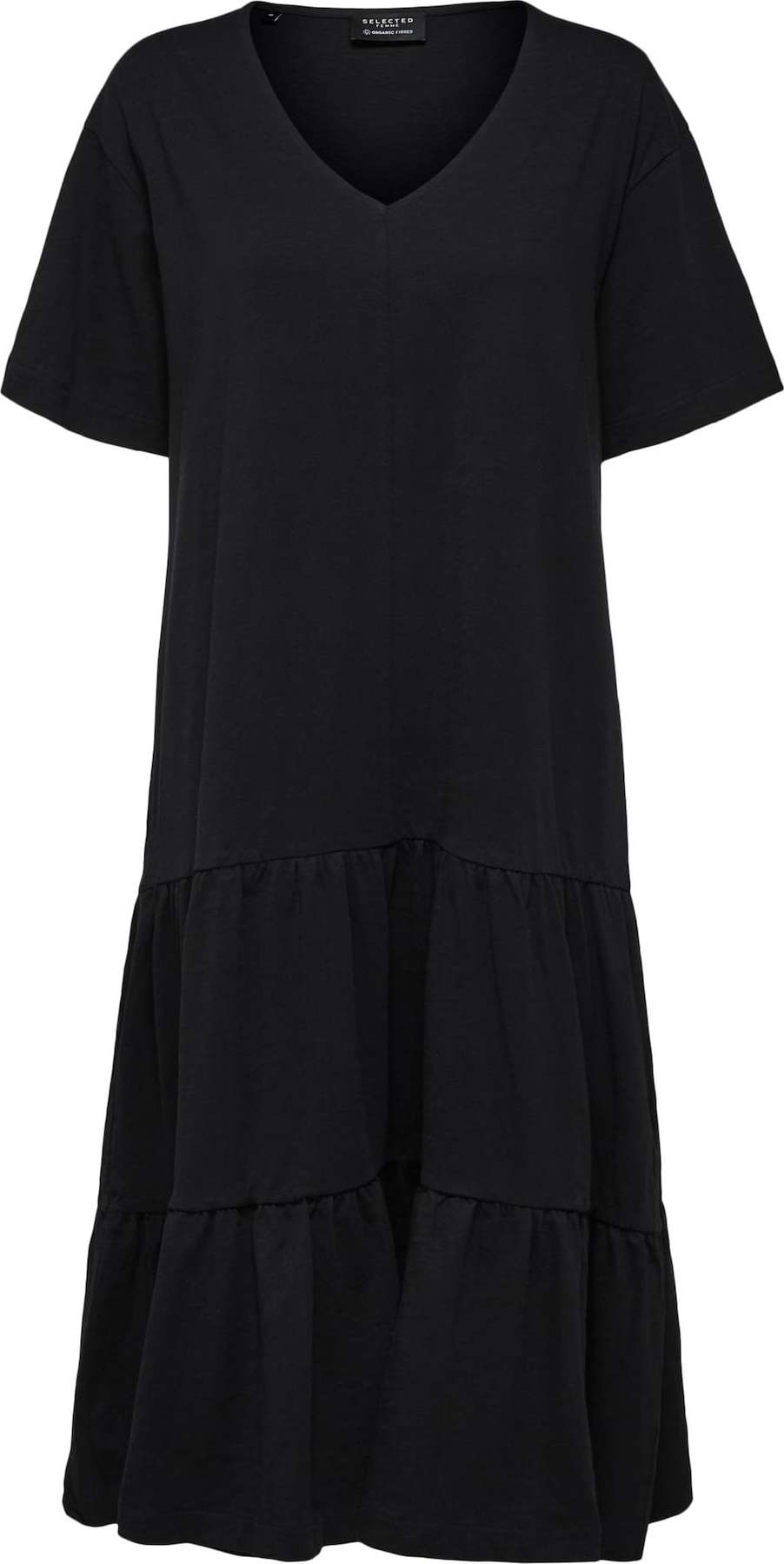 Selected Femme Curve Šaty 'FREED' černá