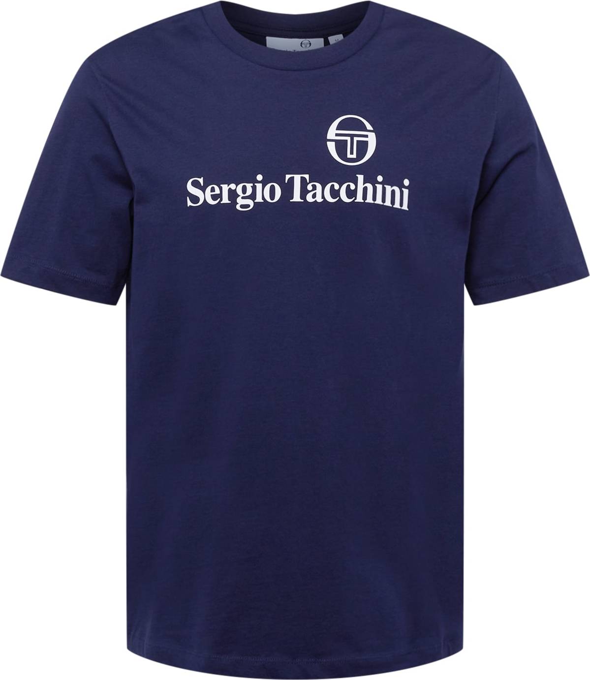 Sergio Tacchini Funkční tričko tmavě modrá / bílá