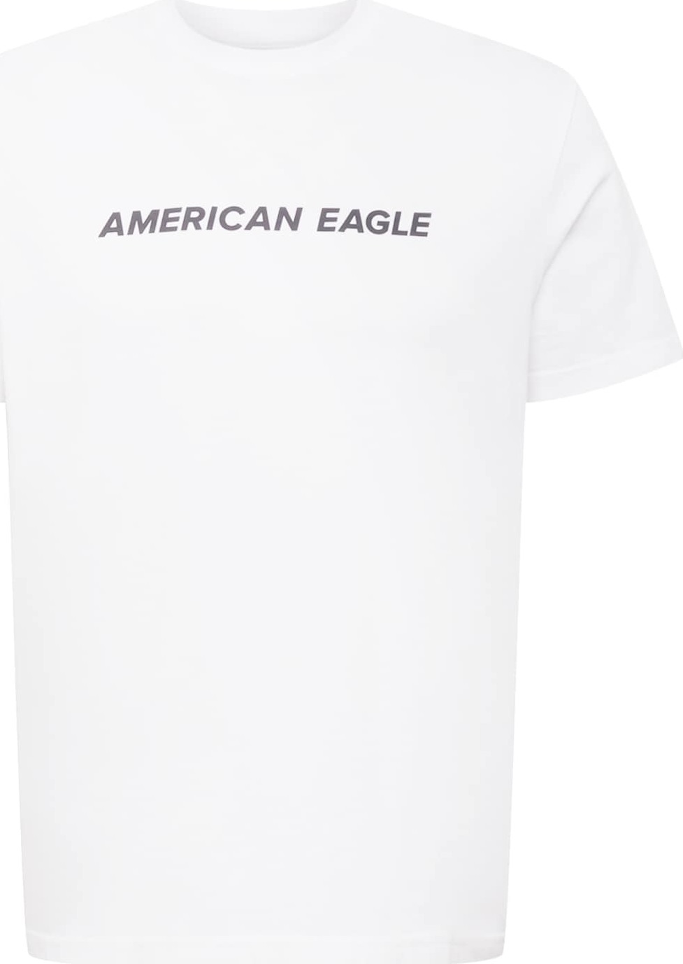 American Eagle Tričko černá / bílá