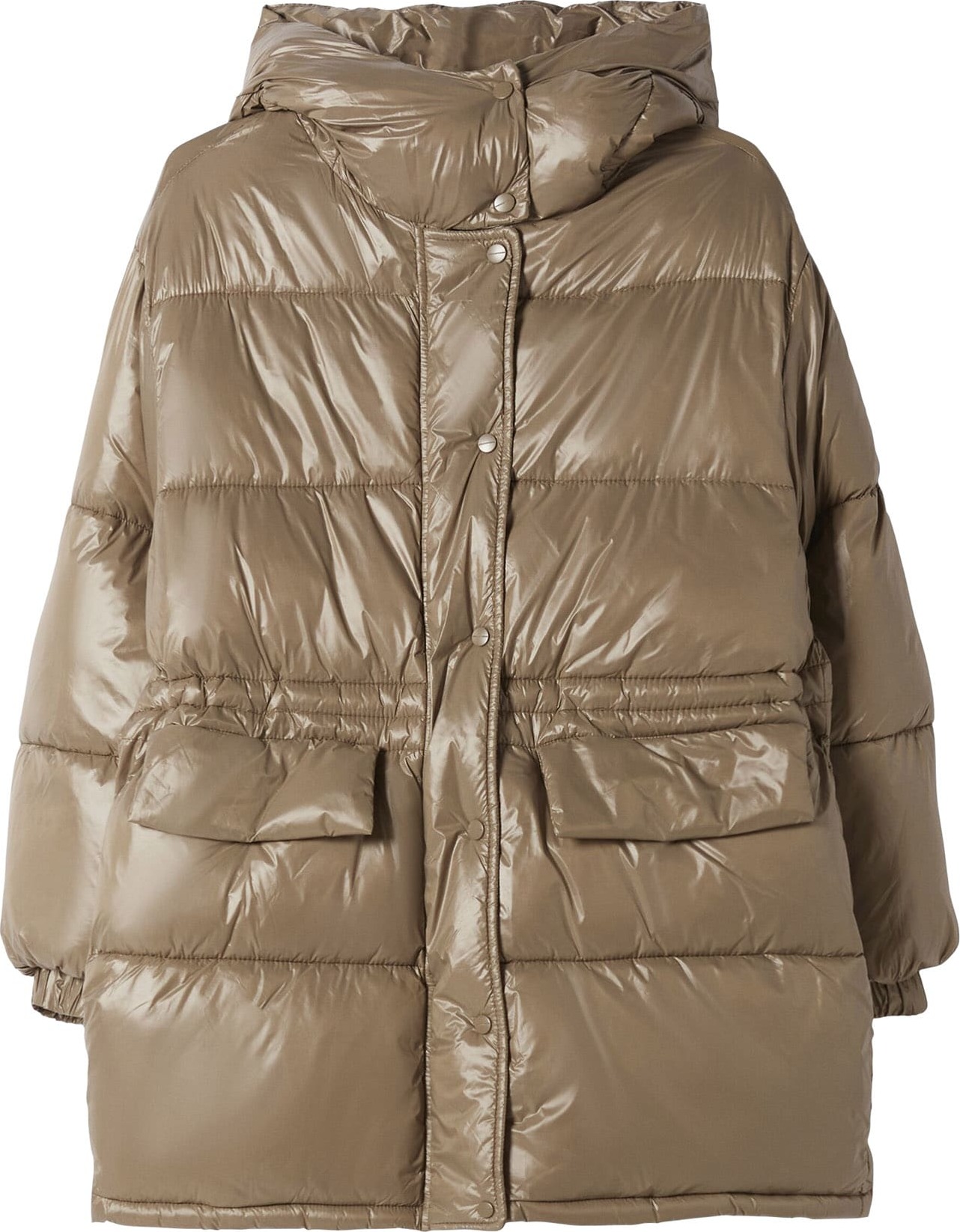 Bershka Zimní bunda béžová