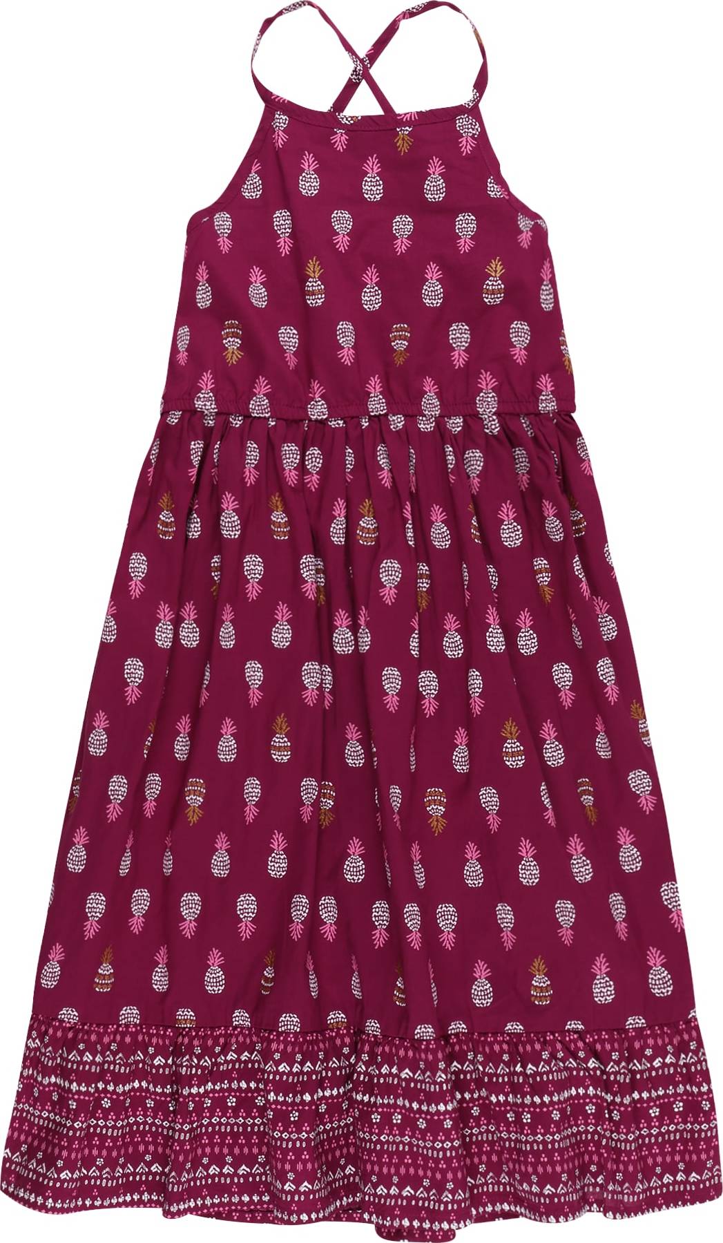 Carter's Šaty 'APRIL' pink / červenofialová / offwhite
