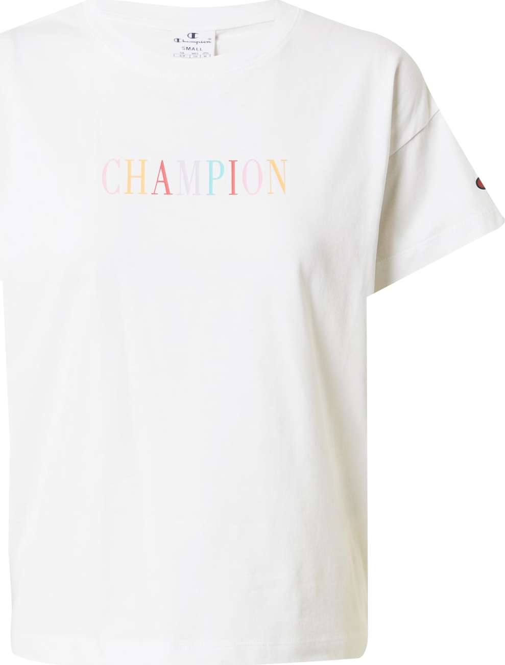 Champion Authentic Athletic Apparel Tričko modrá / tmavě žlutá / růžová / světle červená / bílá