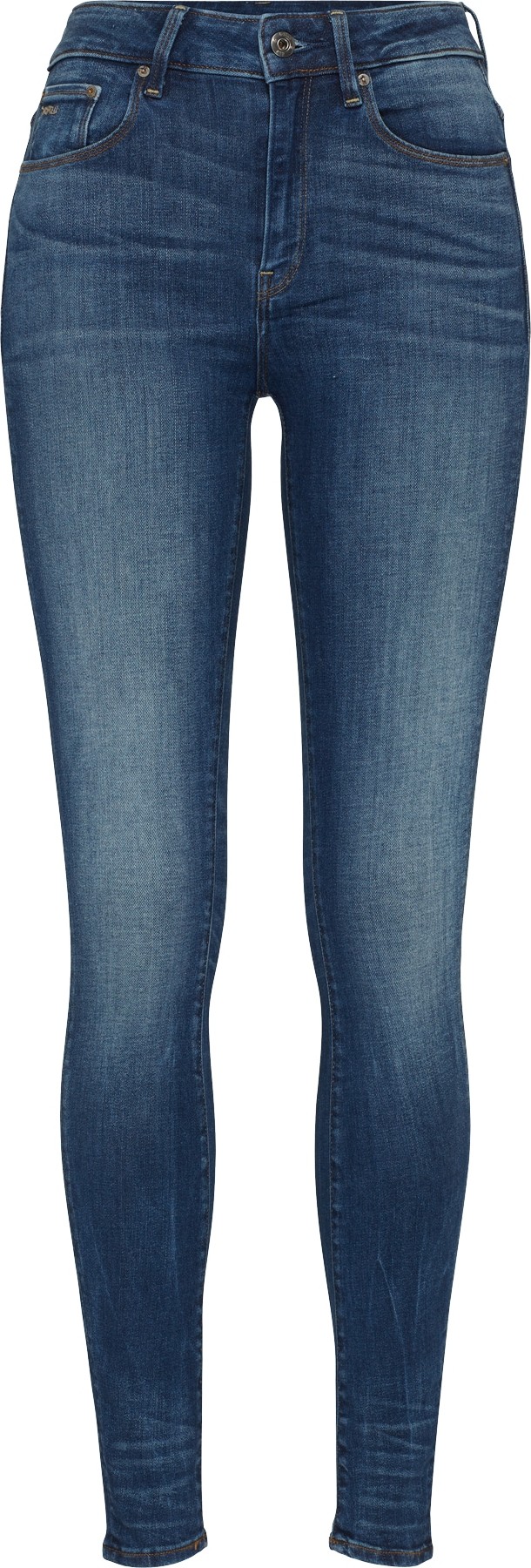 G-Star RAW Džíny '3301 High Skinny Wmn' modrá džínovina