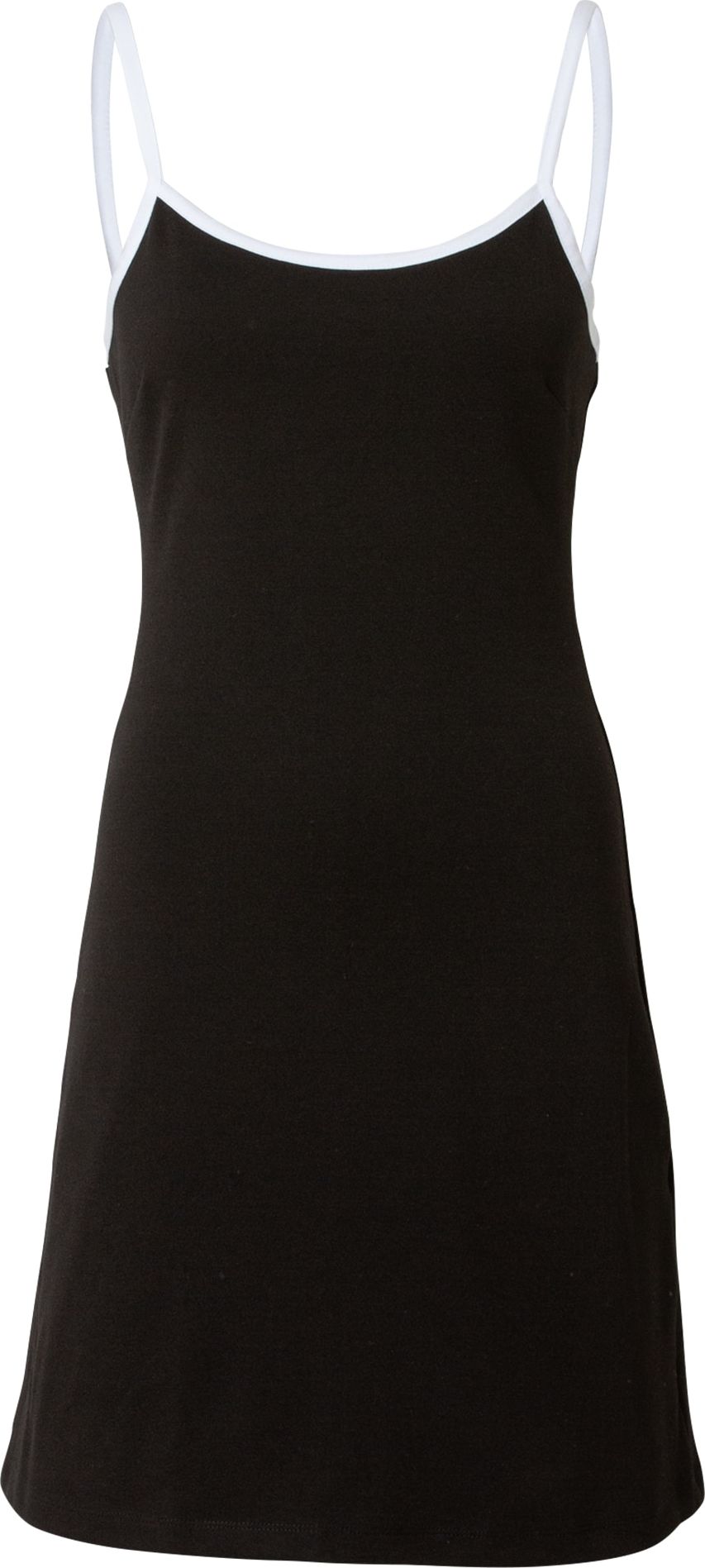 Gina Tricot Letní šaty 'Aspen' černá / bílá