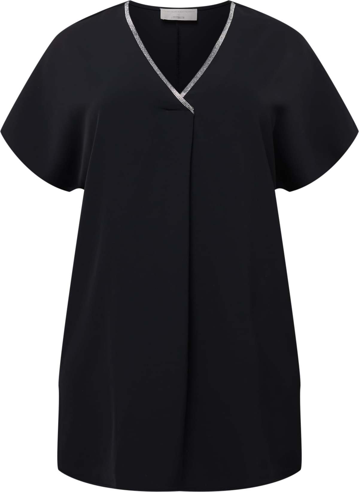Guido Maria Kretschmer Curvy Collection Šaty 'Lexa' černá / stříbrná