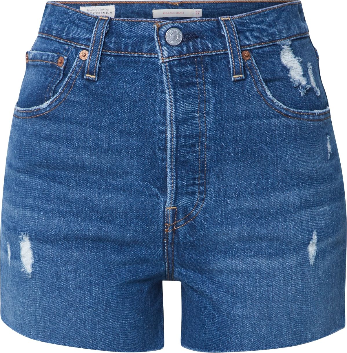 LEVI'S Džíny 'RIBCAGE SHORT' modrá