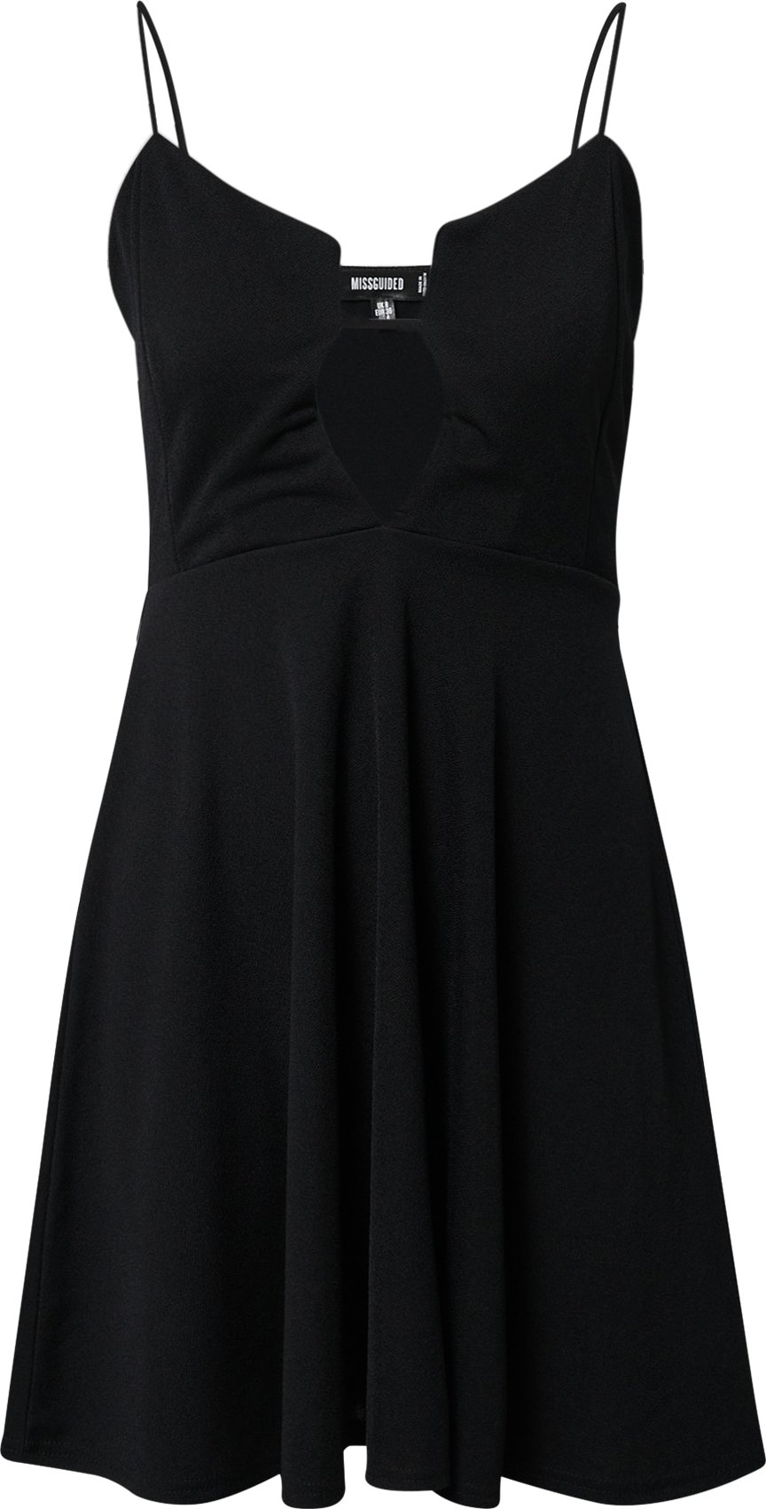 Missguided Letní šaty 'Skater ' černá