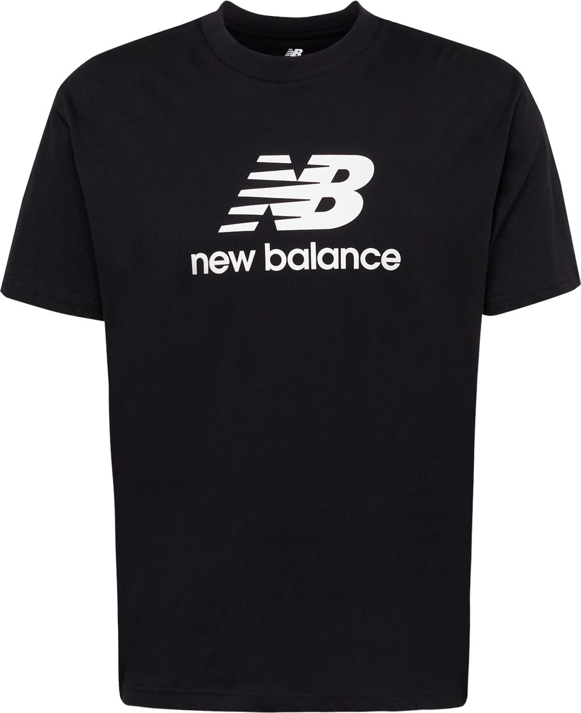 new balance Tričko černá / bílá