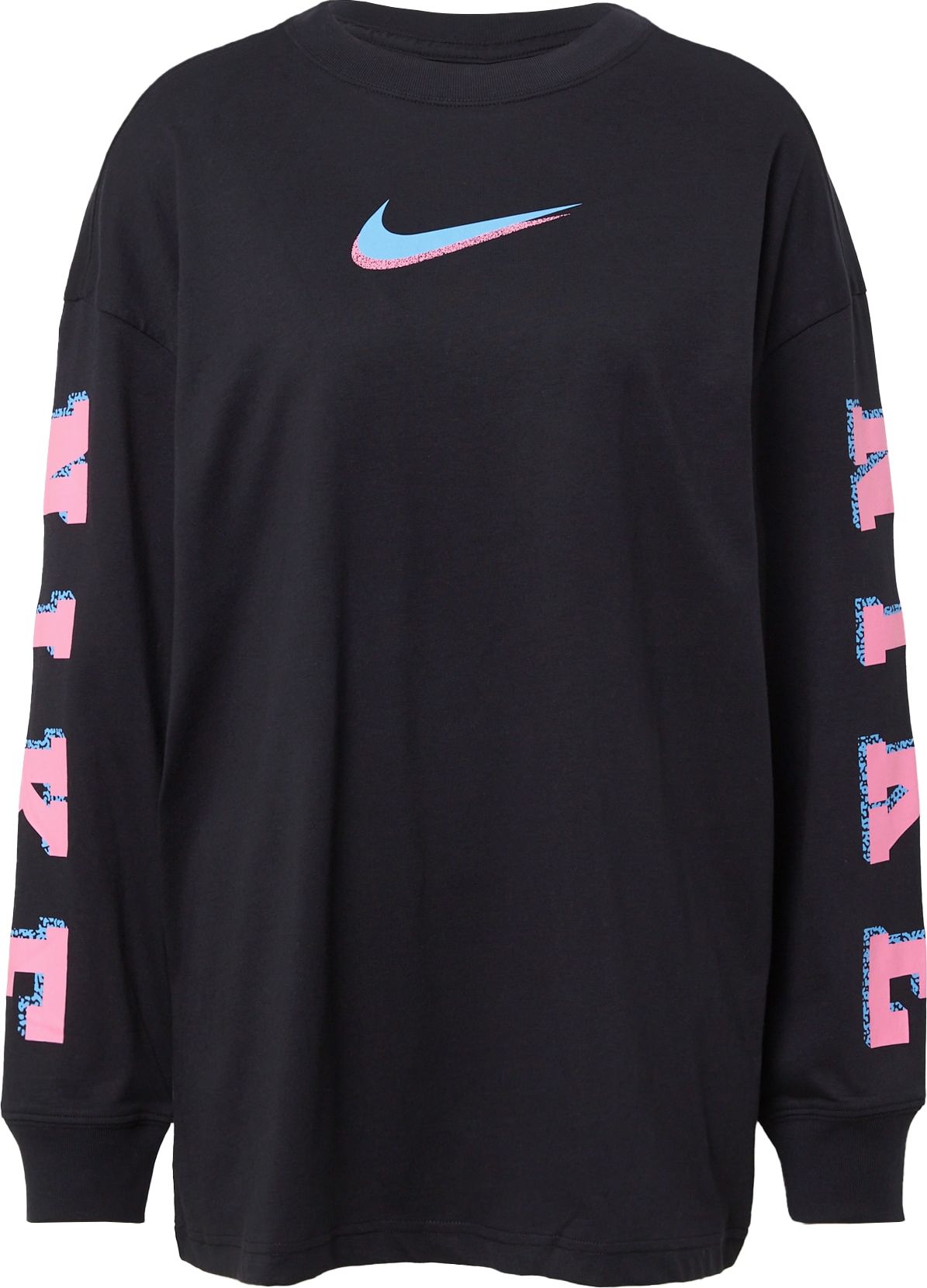 Nike Sportswear Tričko nebeská modř / eosin / černá