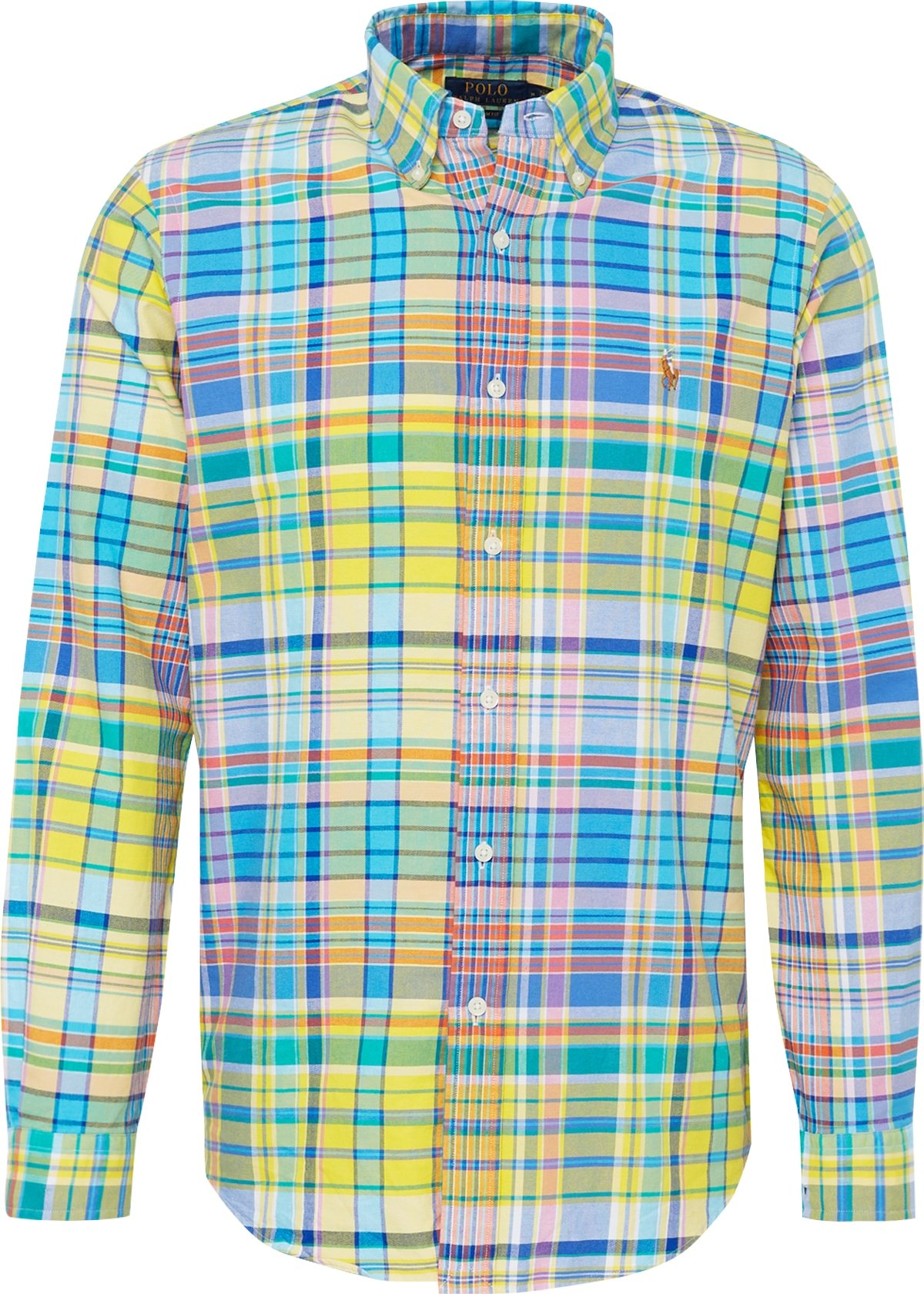 Polo Ralph Lauren Košile tyrkysová / žlutá / světle zelená / bledě fialová