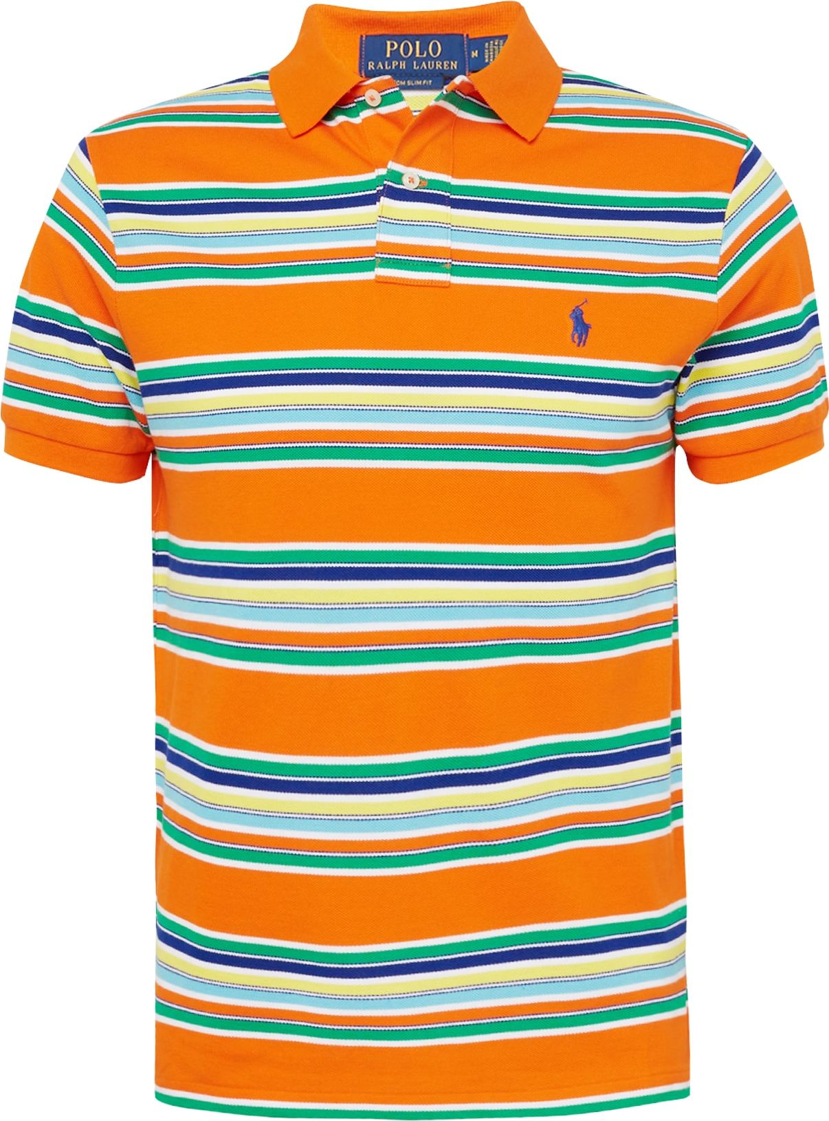 Polo Ralph Lauren Tričko modrá / světlemodrá / zelená / oranžová