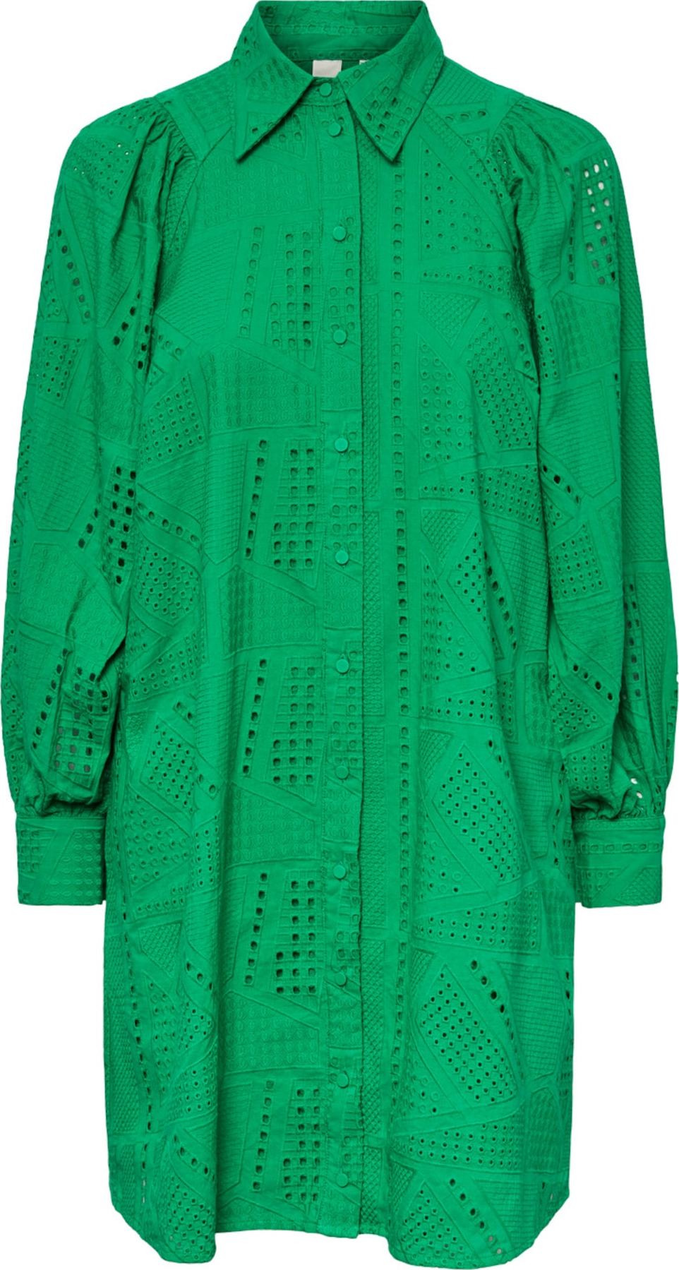 Y.A.S Košilové šaty 'Sado' zelená