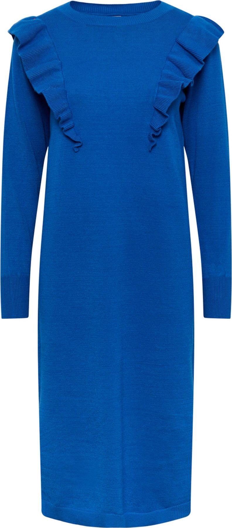 Y.A.S Úpletové šaty 'Hello' kobaltová modř