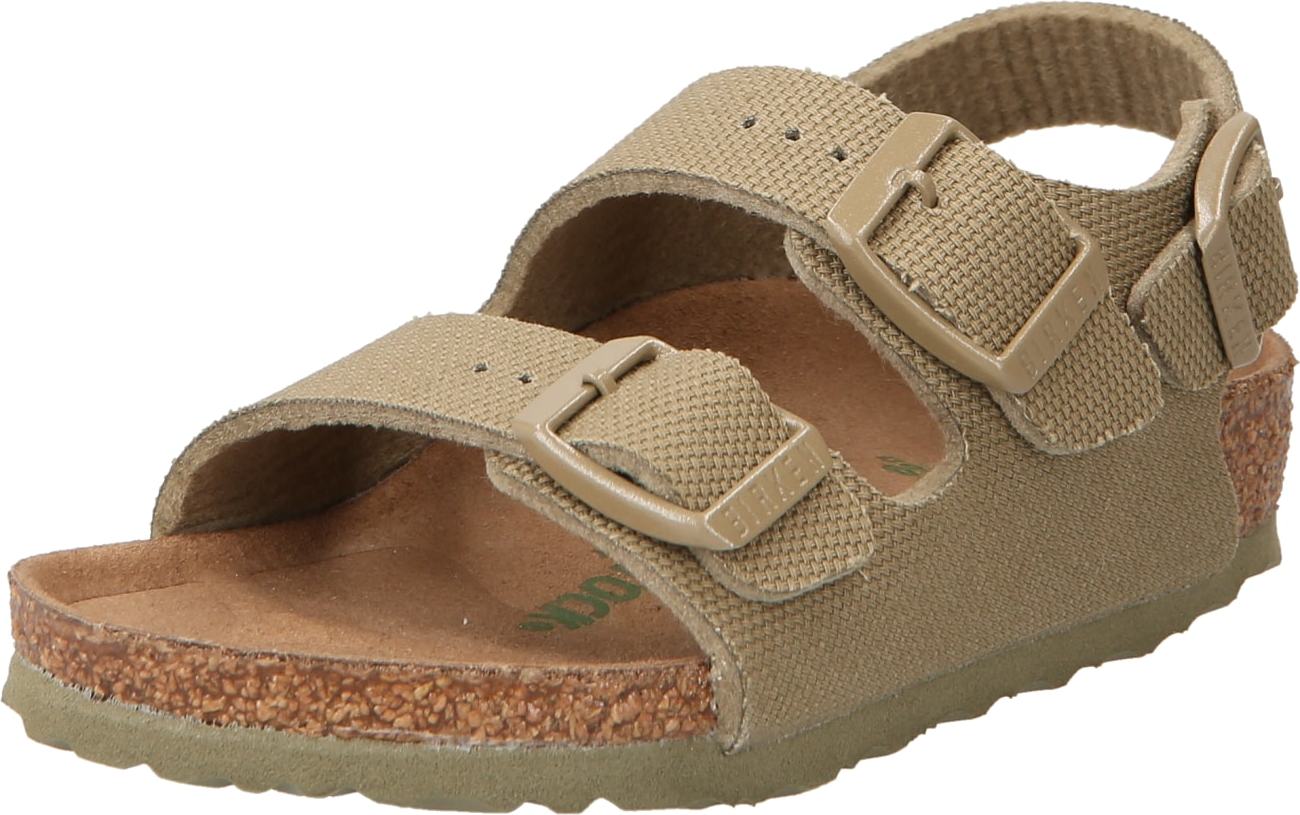 BIRKENSTOCK Sandály 'Milano' khaki