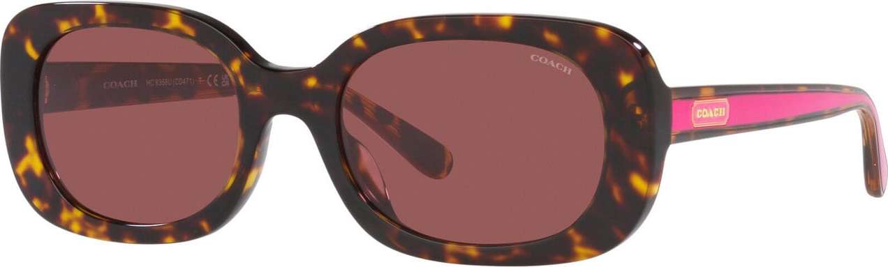 COACH Sluneční brýle '0HC8358U54500280' koňaková / fuchsiová / černá