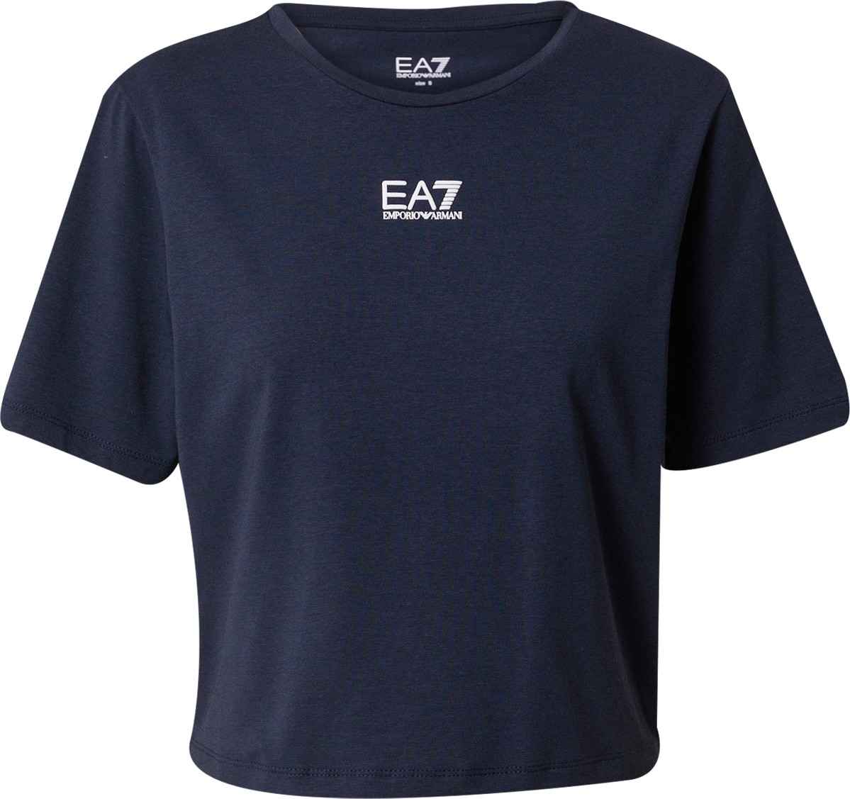EA7 Emporio Armani Tričko námořnická modř / offwhite