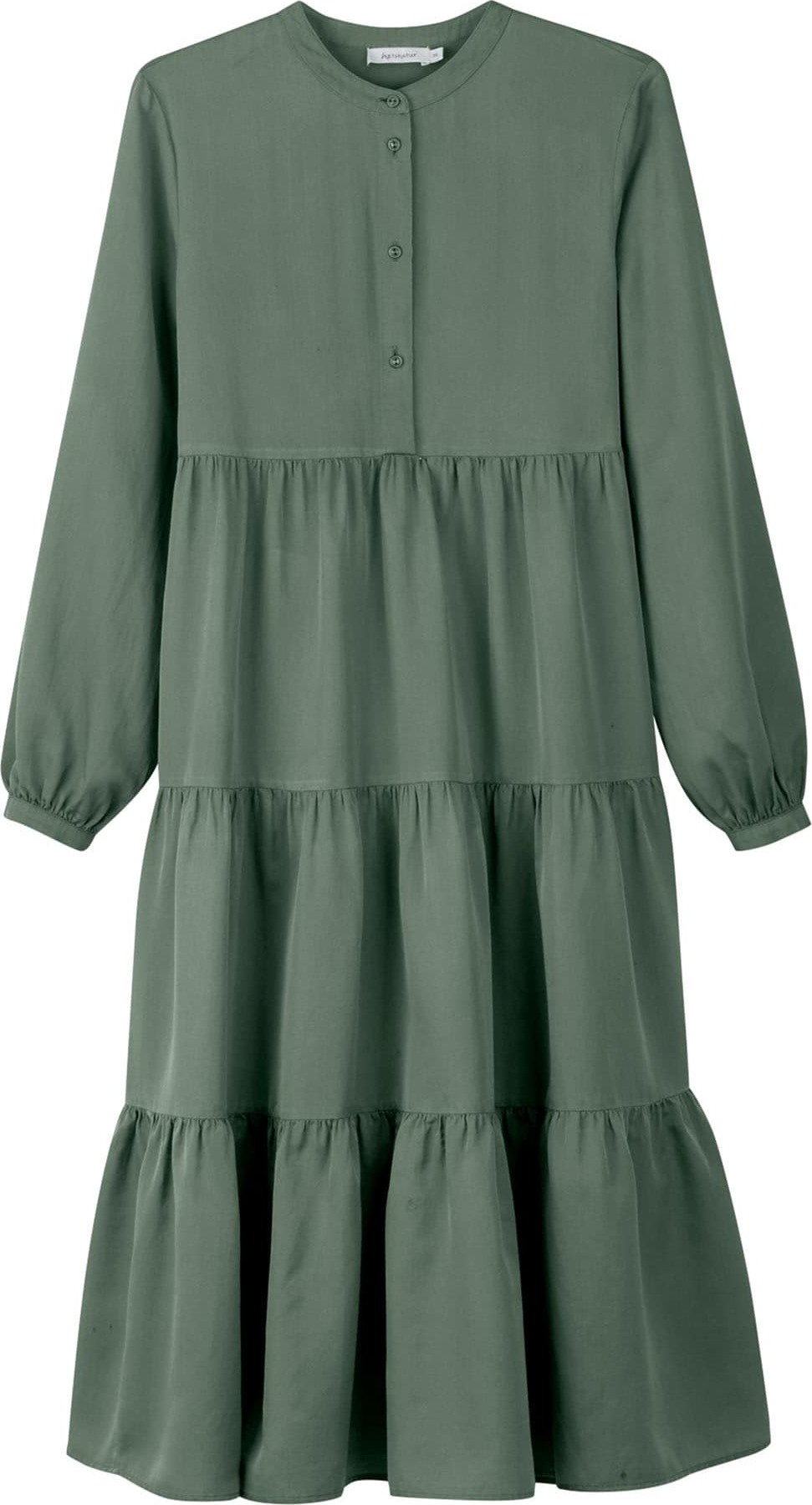 hessnatur Košilové šaty zelená