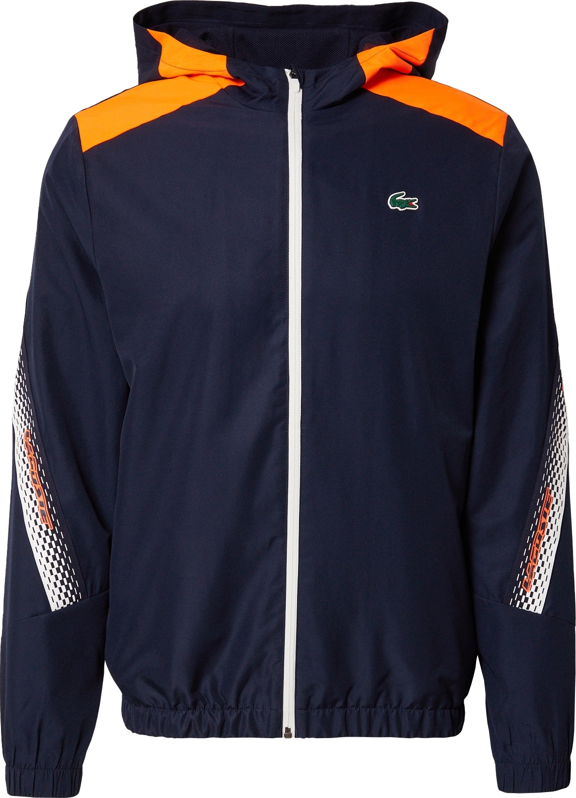 Lacoste Sport Sportovní bunda námořnická modř / zelená / oranžová / bílá