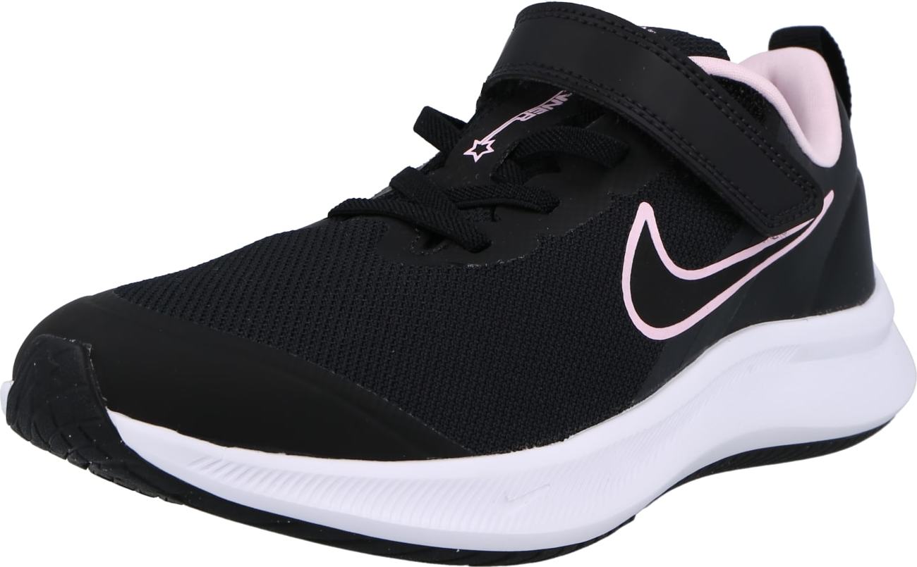 NIKE Sportovní boty 'Star Runner 3' růžová / černá