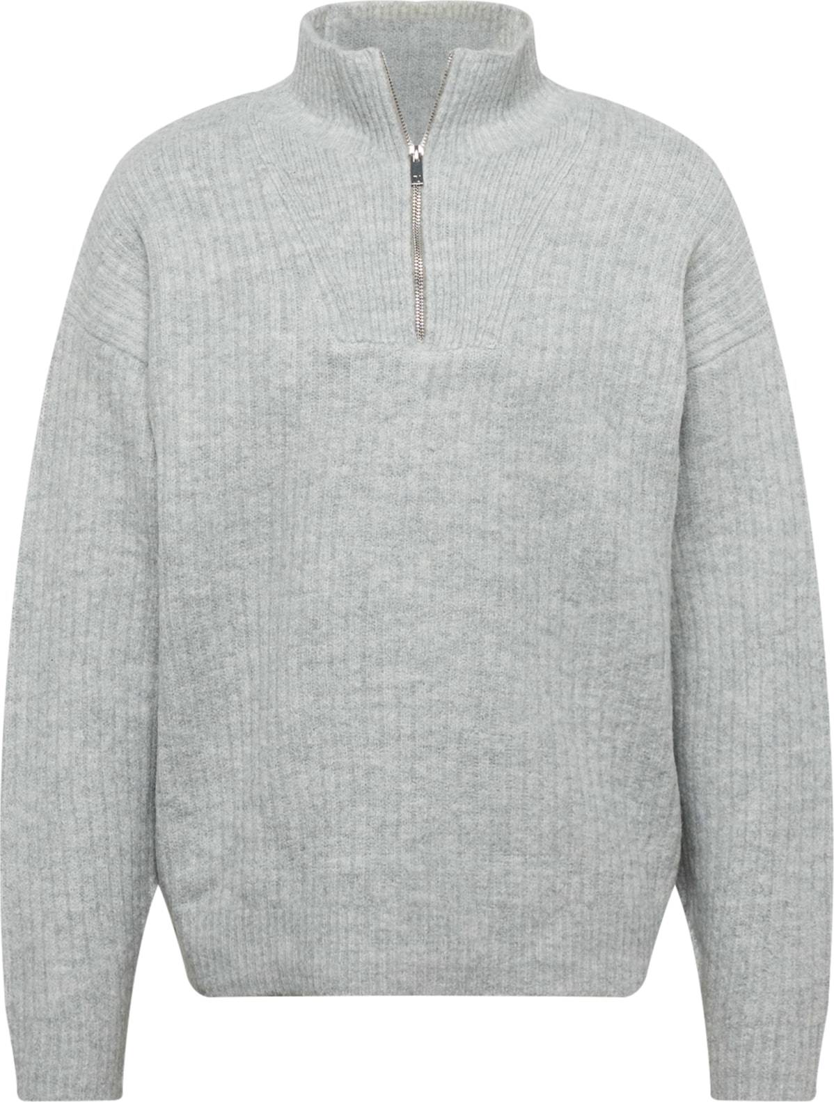 River Island Svetr šedý melír