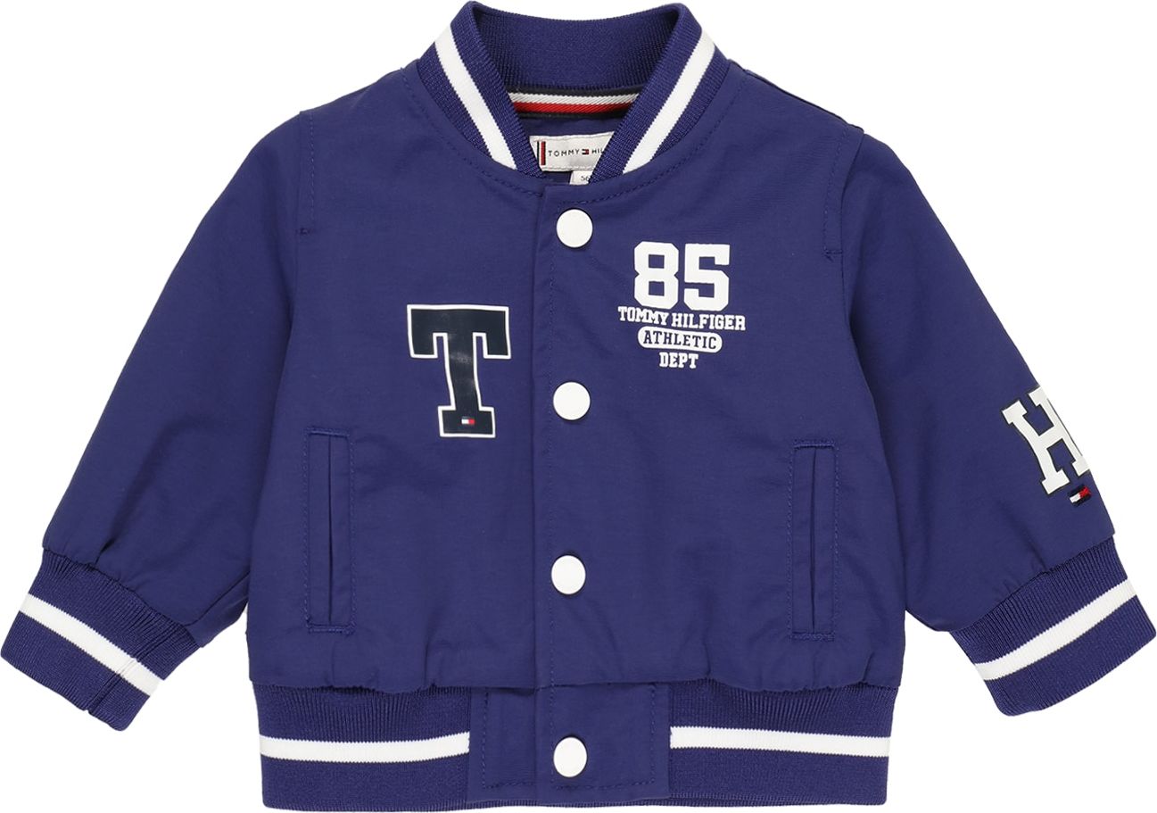 TOMMY HILFIGER Přechodná bunda tmavě modrá / červená / bílá