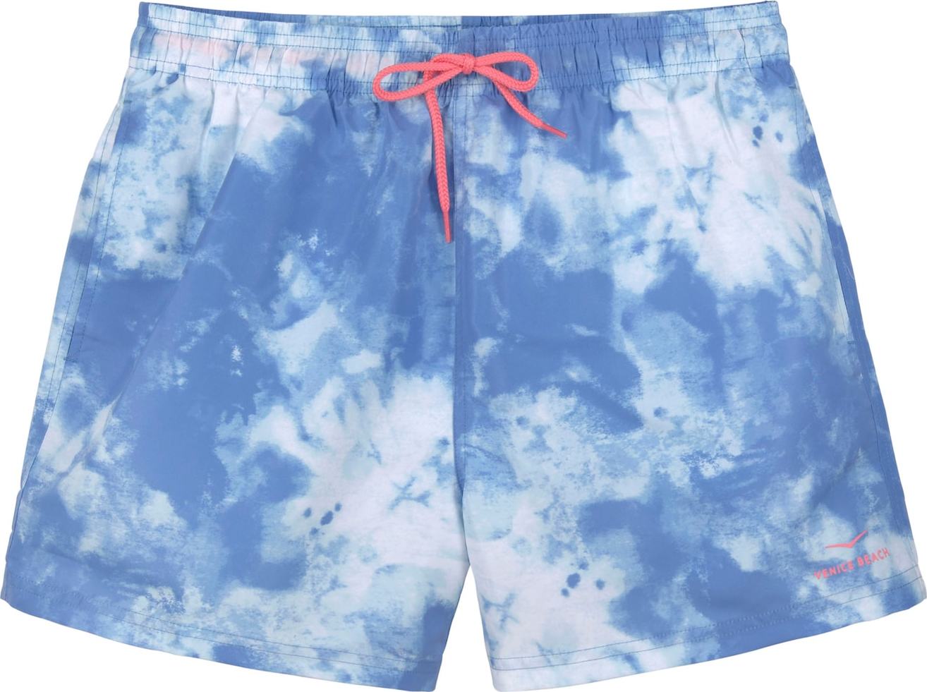 VENICE BEACH Plavecké šortky modrá / pink / bílá