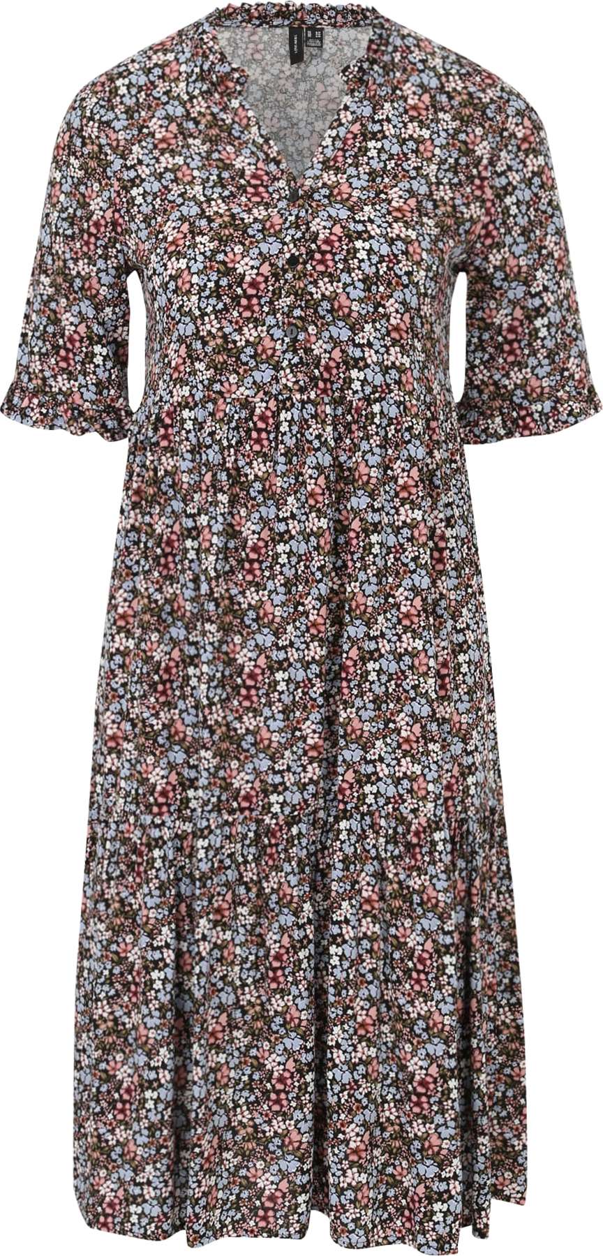 Vero Moda Petite Košilové šaty 'EASY' olivová / šeříková / světle červená / černá / bílá