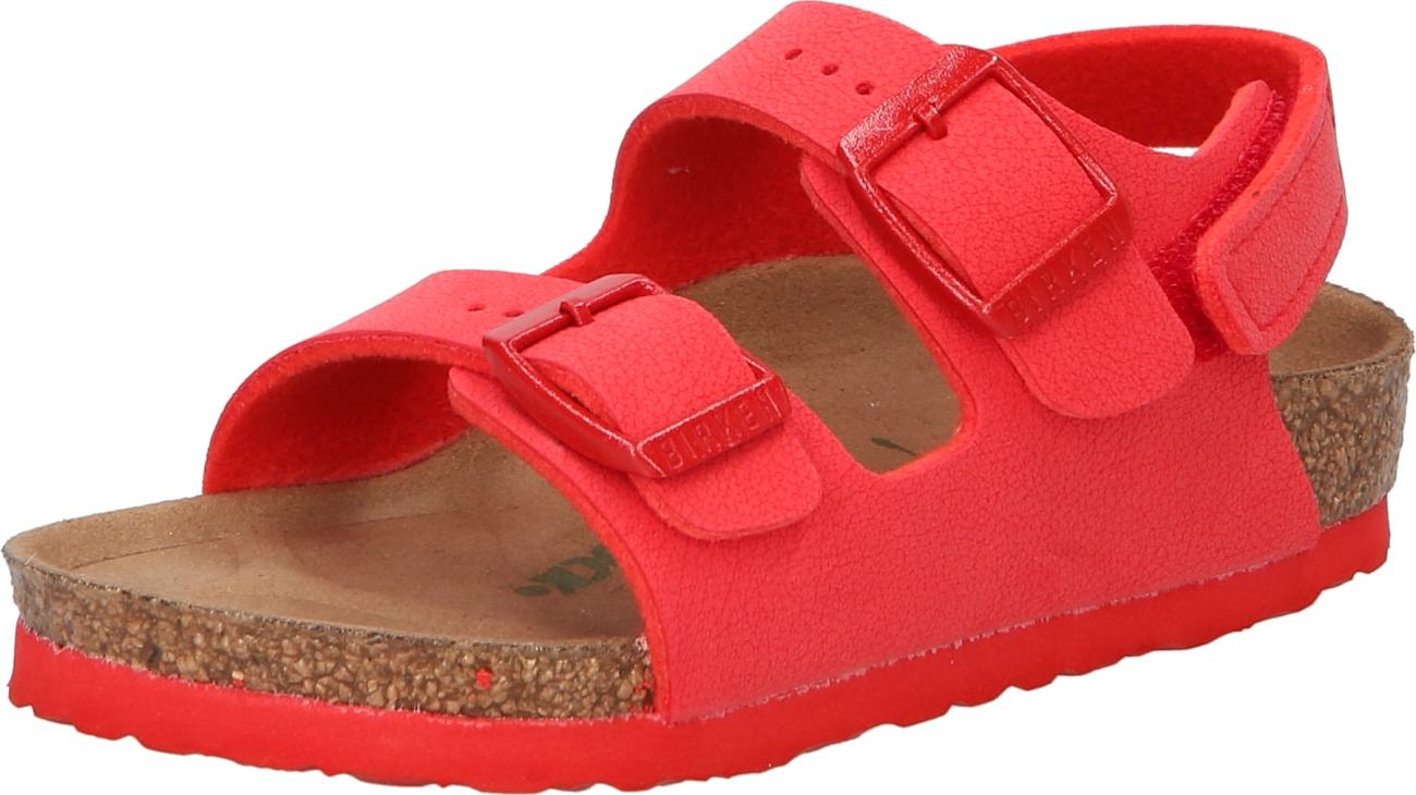BIRKENSTOCK Sandály 'Milano' červená