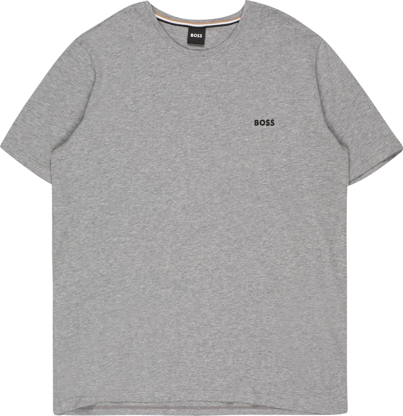 BOSS Orange Tričko 'Mix&Match T-Shirt R' šedý melír / černá