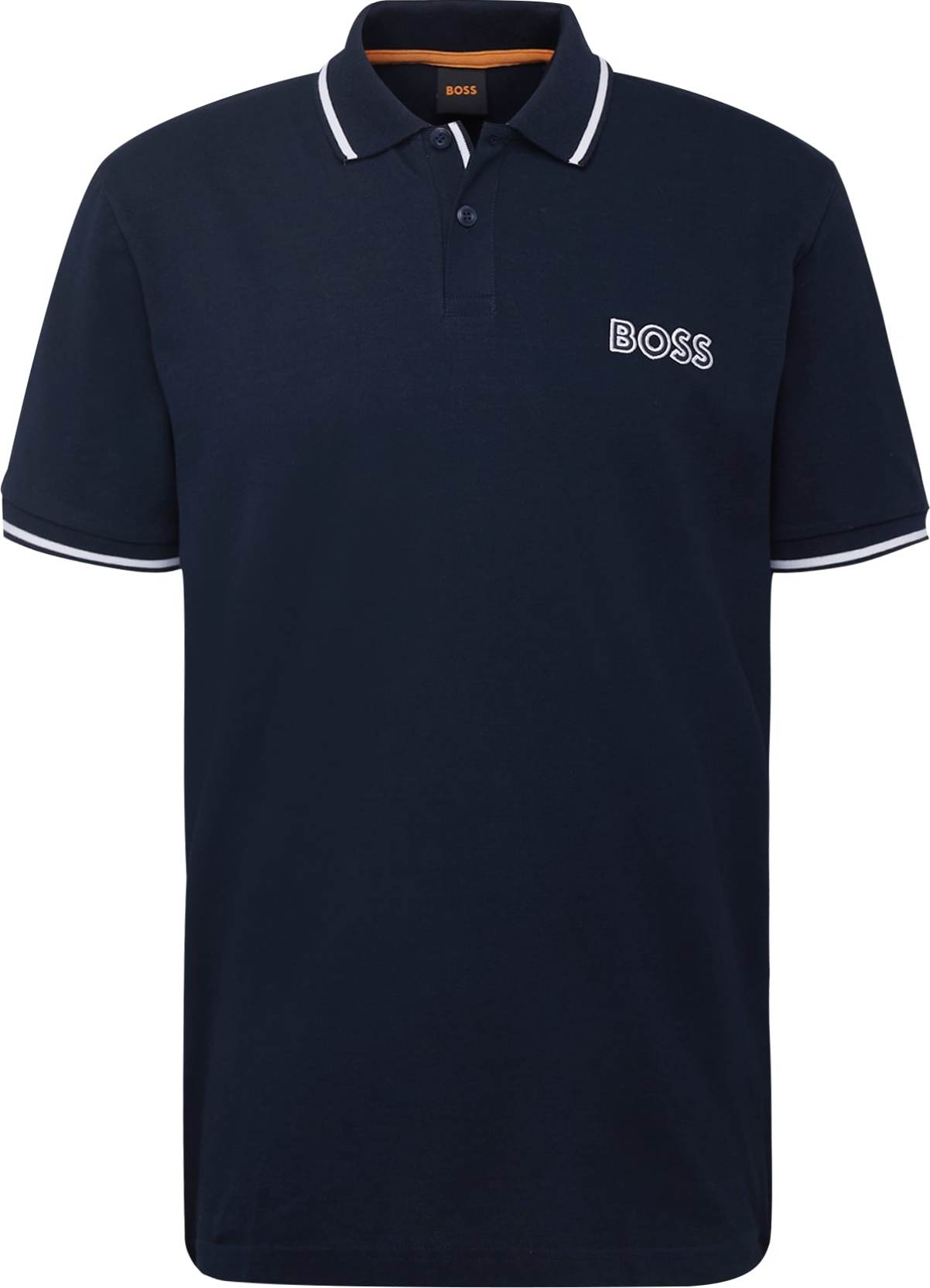 BOSS Orange Tričko 'Pelogox' námořnická modř / bílá