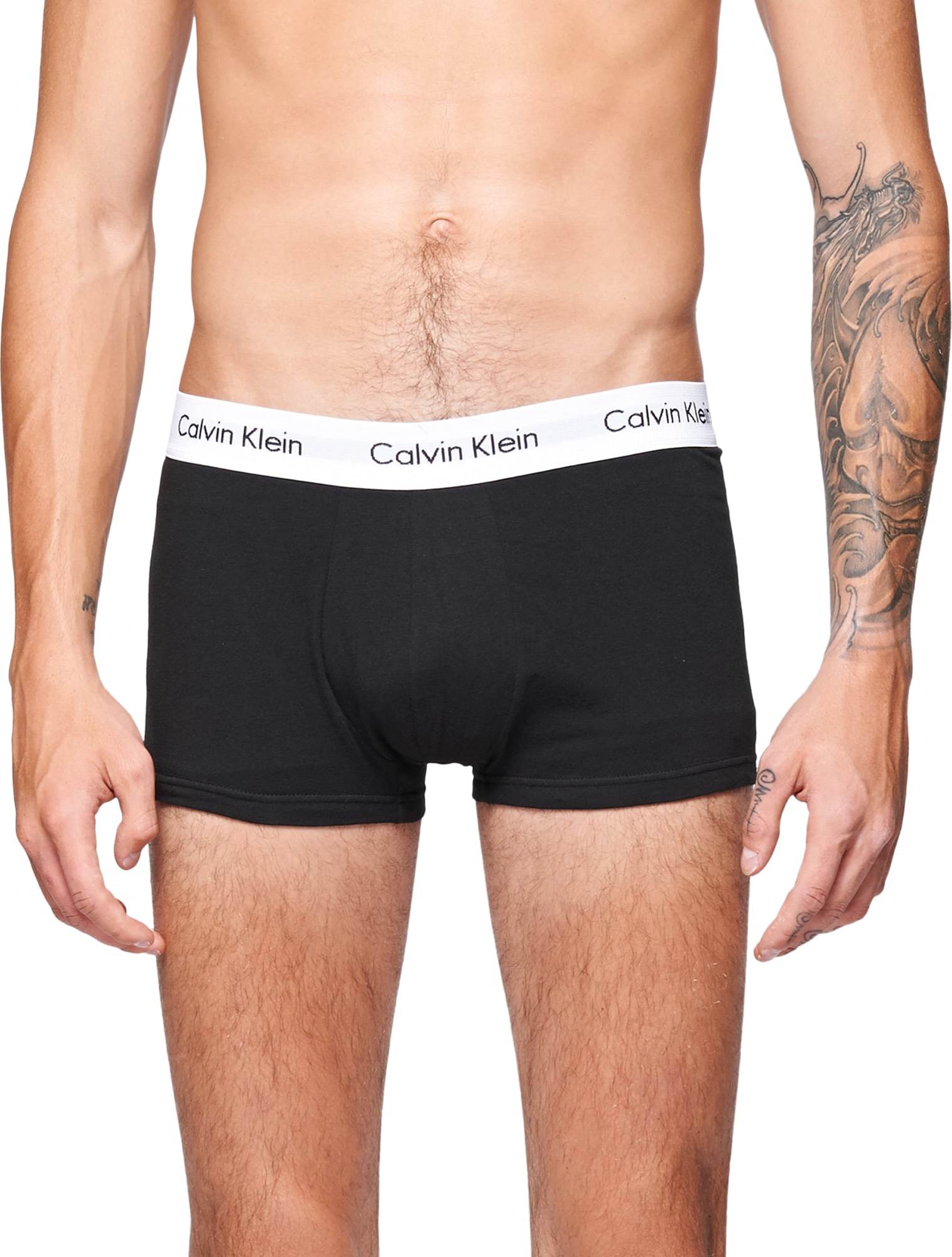 Calvin Klein Underwear Boxerky světle šedá / černá / bílá