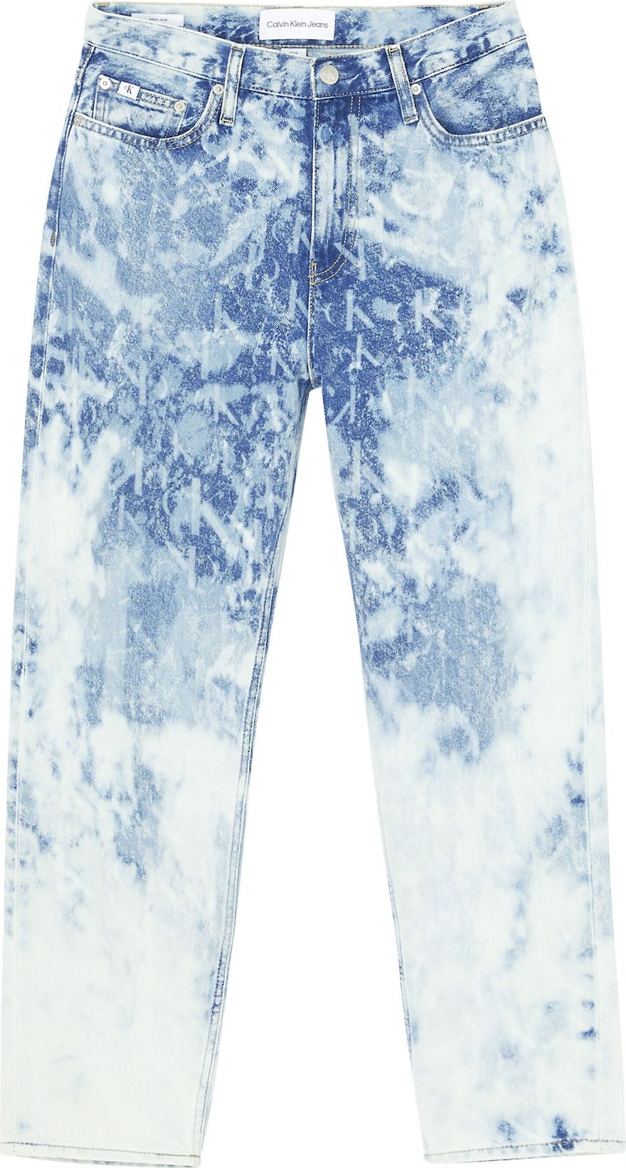 Calvin Klein Jeans Džíny světlemodrá / tmavě modrá / bílá