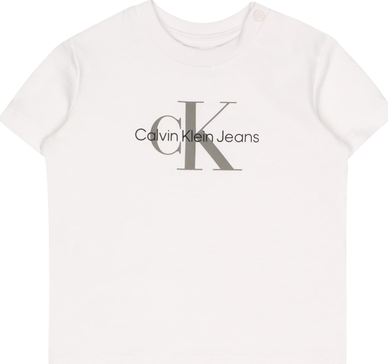 Calvin Klein Jeans Tričko šedá / černá / bílá