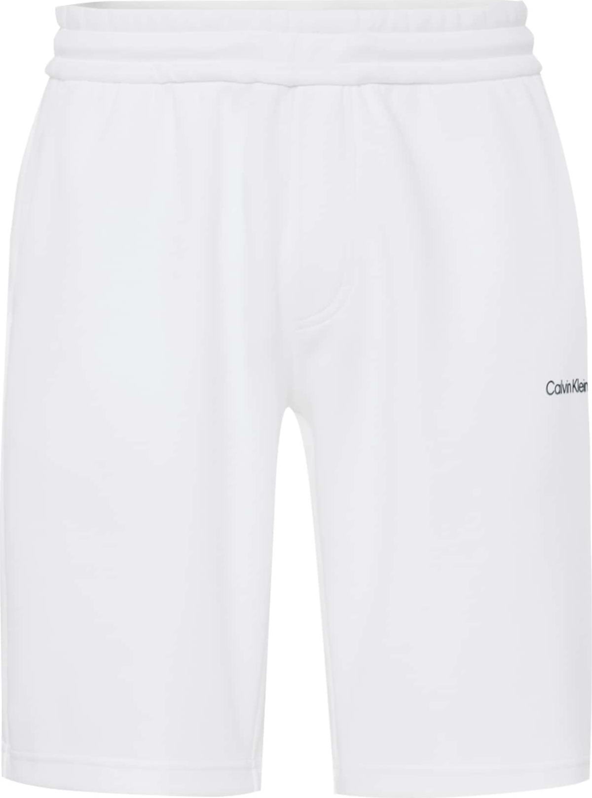 Calvin Klein Kalhoty černá / bílá