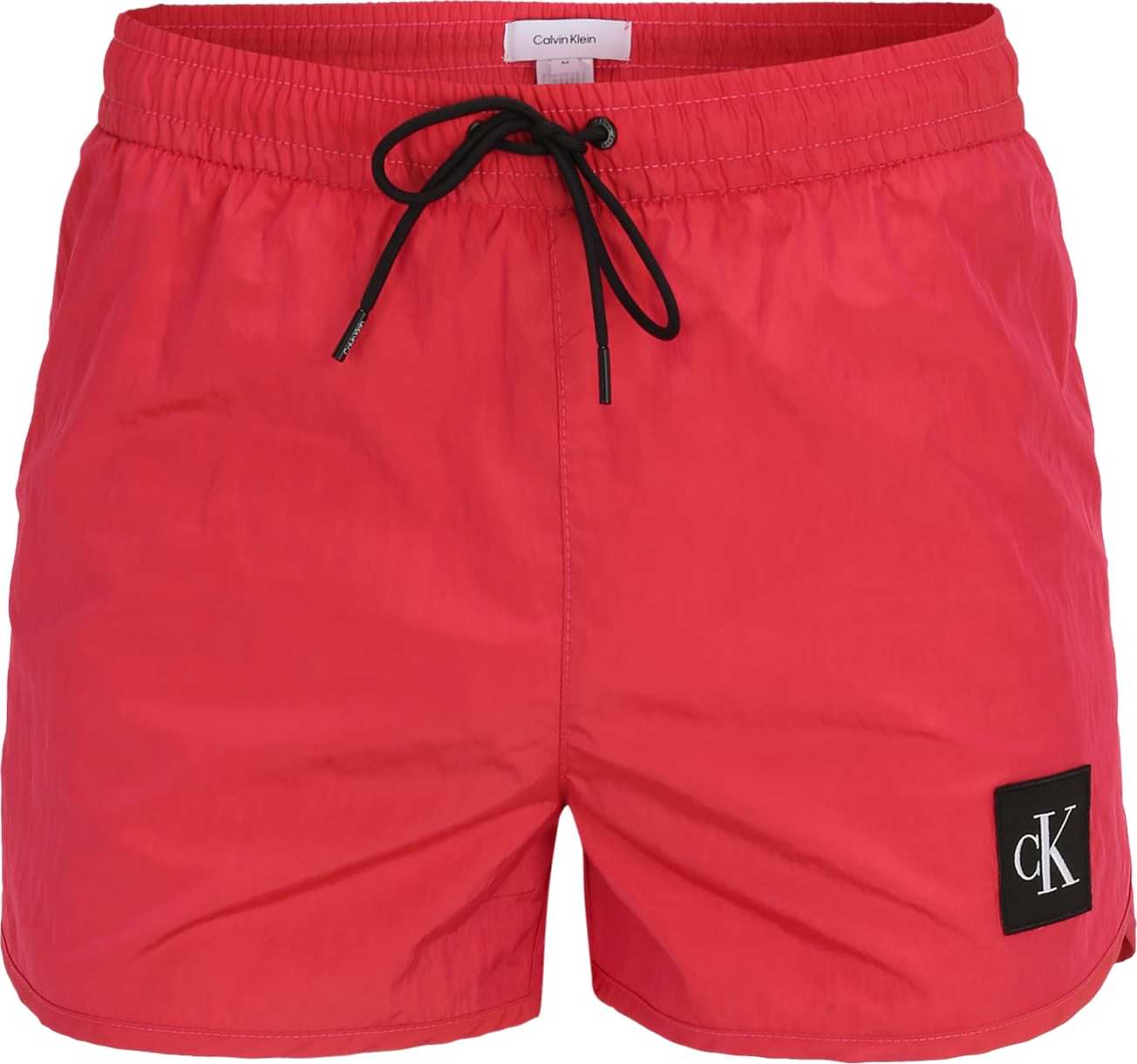 Calvin Klein Swimwear Plavecké šortky tmavě růžová / černá / bílá