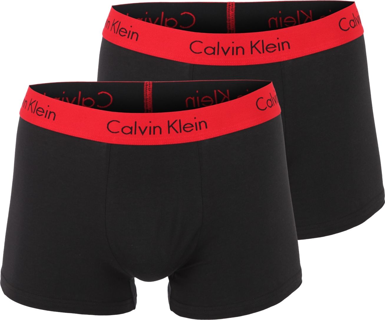 Calvin Klein Underwear Boxerky světle červená / černá