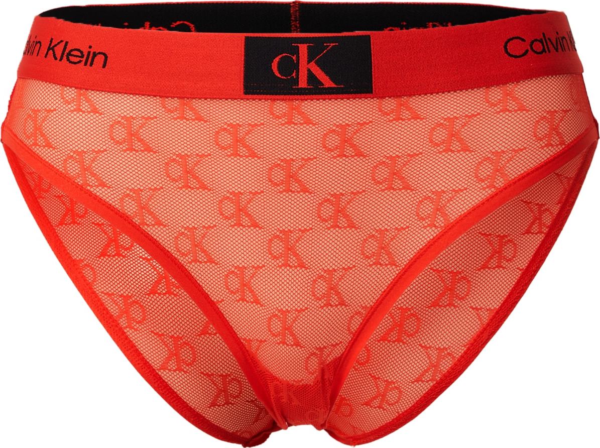 Calvin Klein Underwear Kalhotky červená / černá