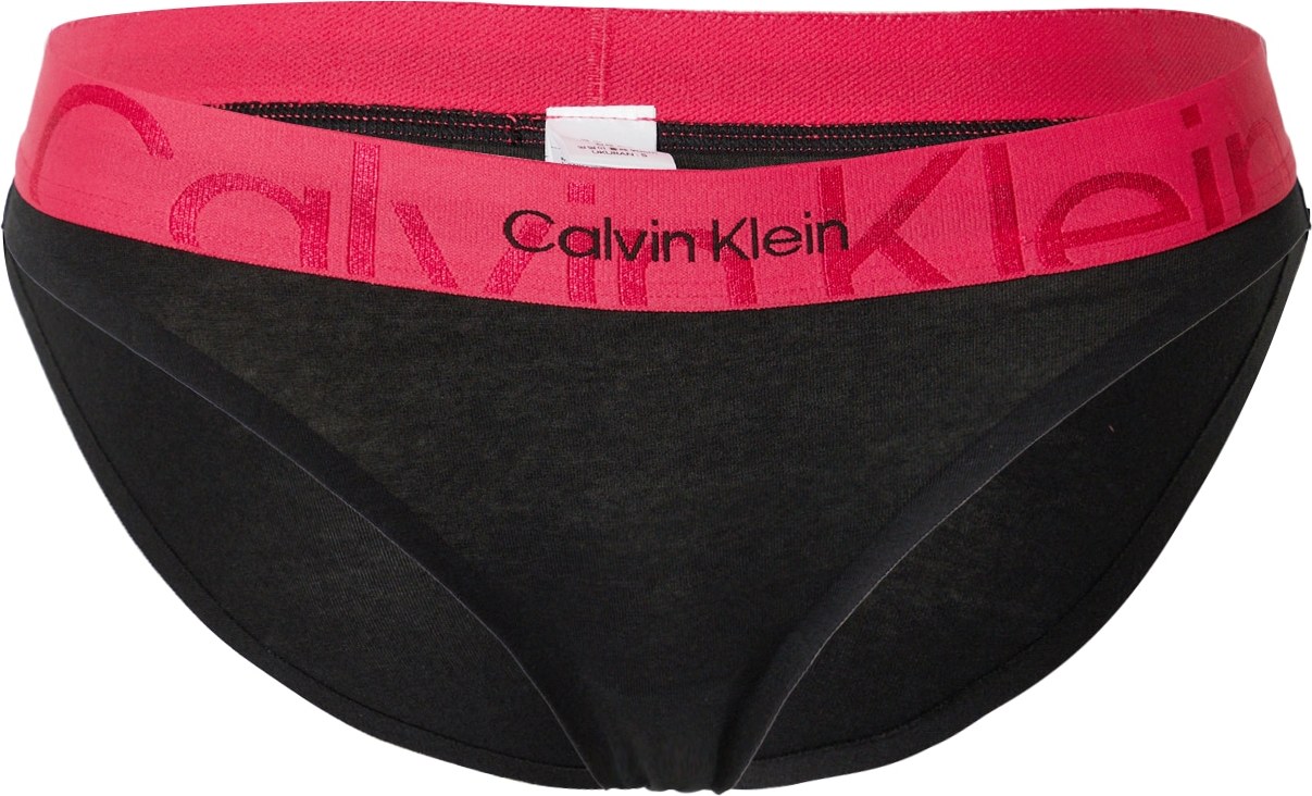 Calvin Klein Underwear Kalhotky pink / černá