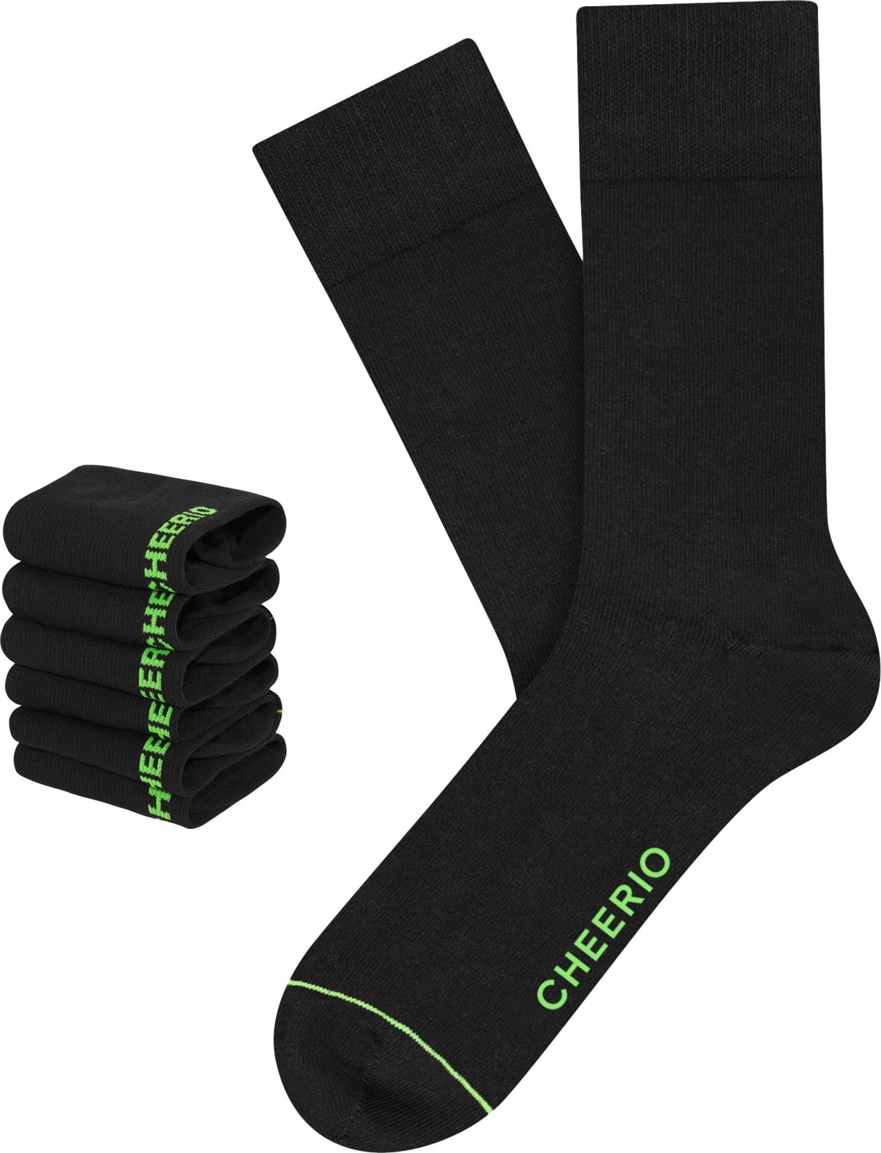 CHEERIO* Ponožky černá