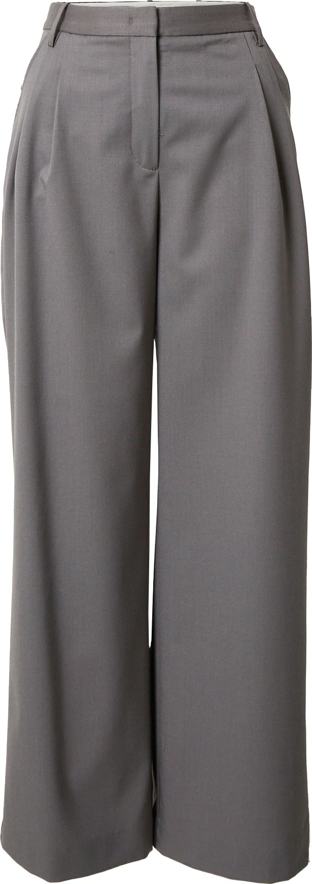 Designers Remix Kalhoty se sklady v pase 'Jolene' tmavě šedá