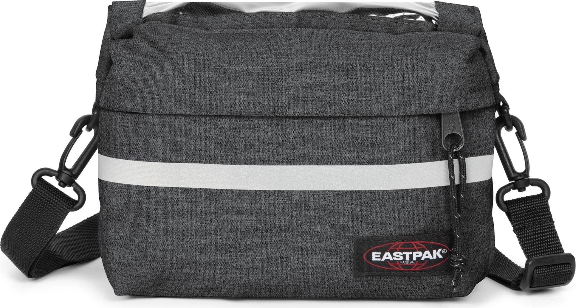 EASTPAK Taška přes rameno šedá / černá