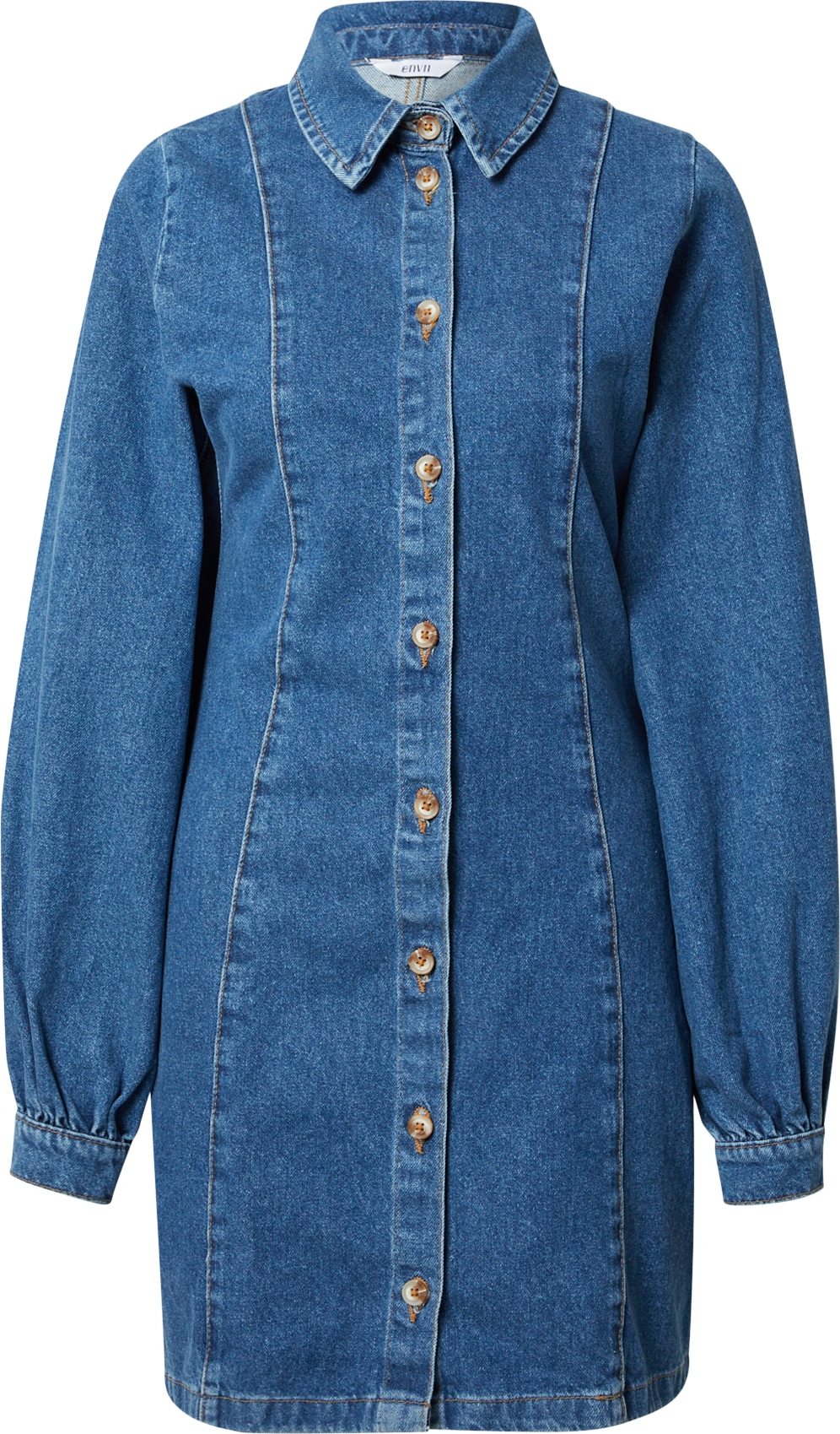 Envii Košilové šaty 'Rowan' modrá džínovina