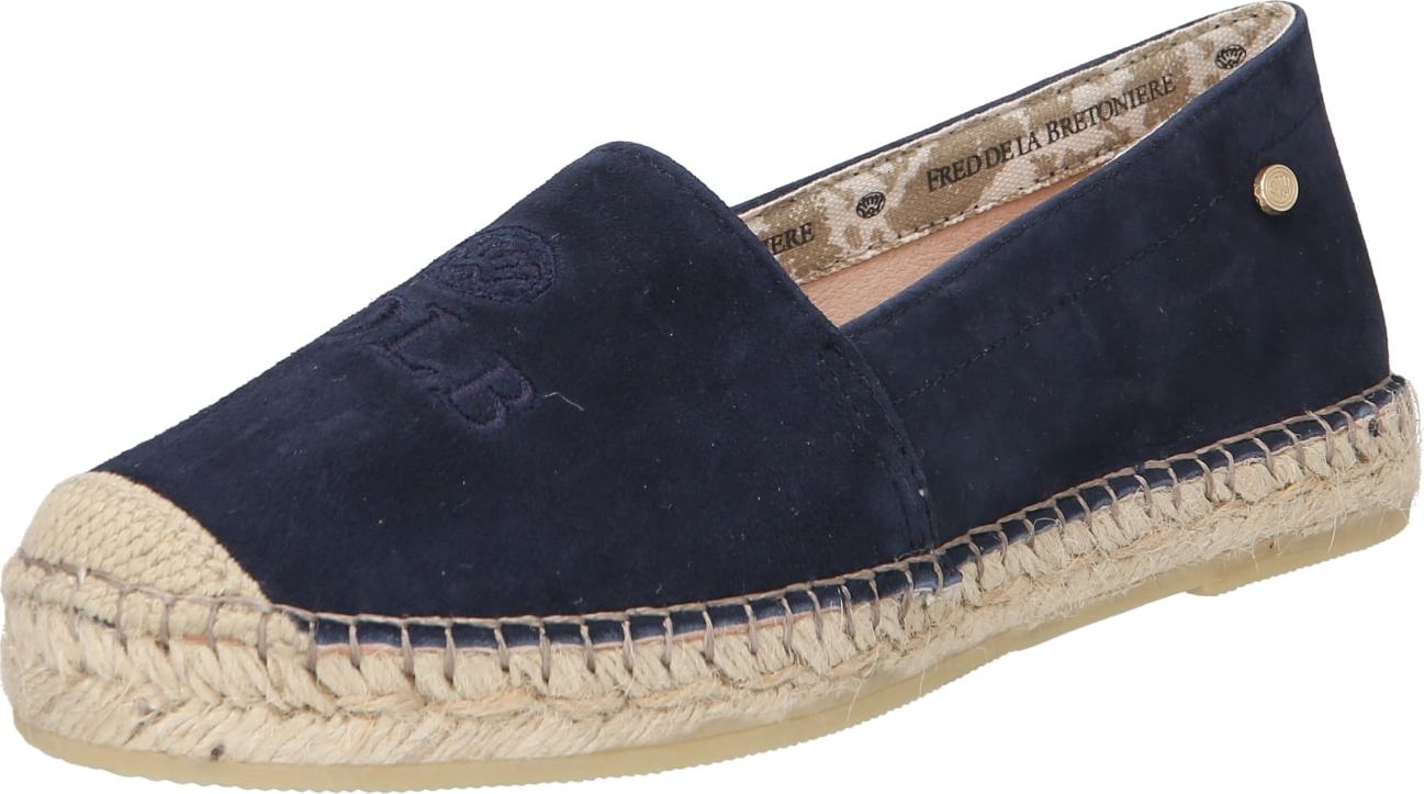 Fred de la BretoniÈre Espadrilky starobéžová / tmavě modrá